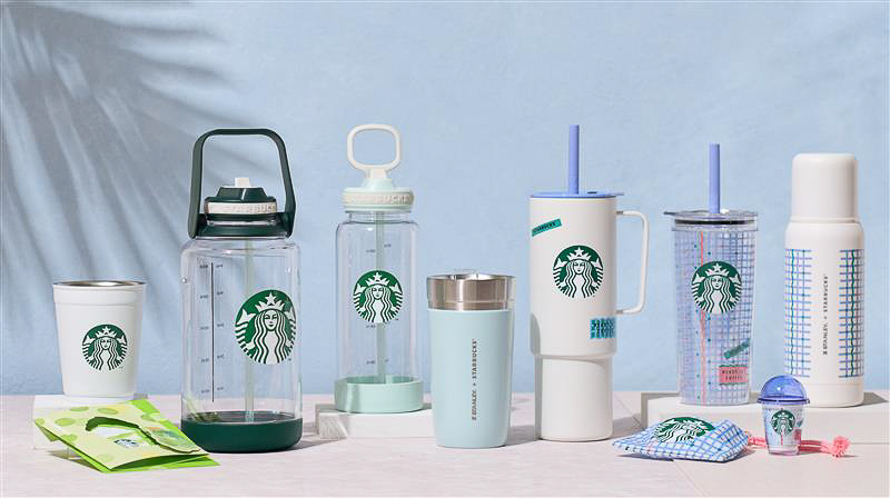 スタバ『2025夏の新作グッズ』大容量のボトルやタンブラーを発売