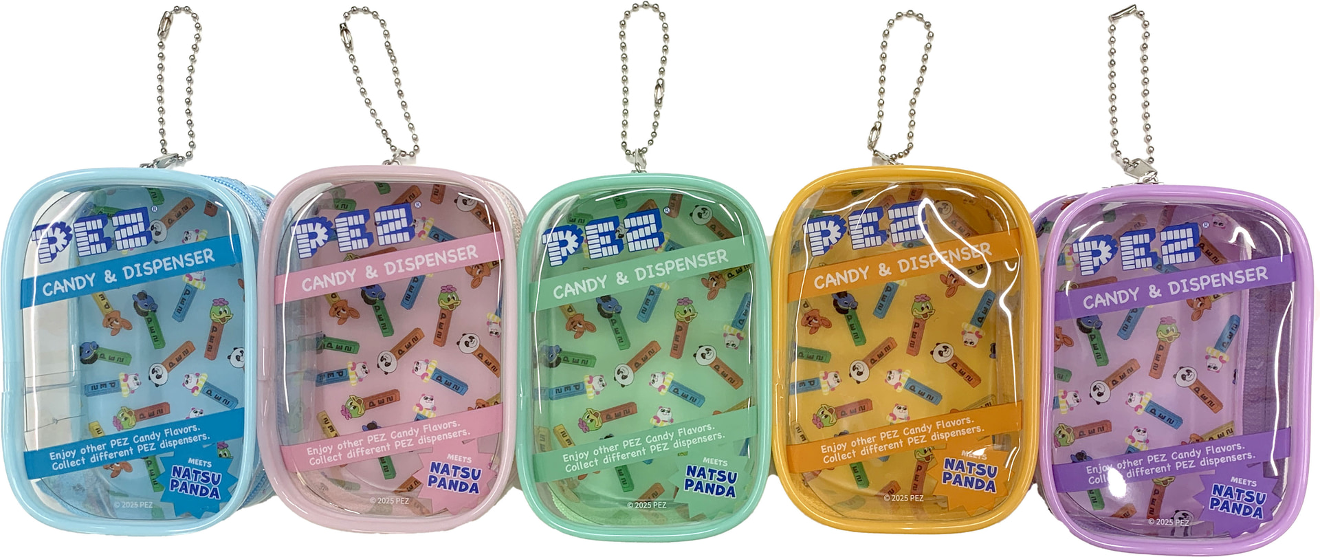 29歳以下限定　「PEZ」×「ナツパンダ」コラボ 推し活クリアポーチ