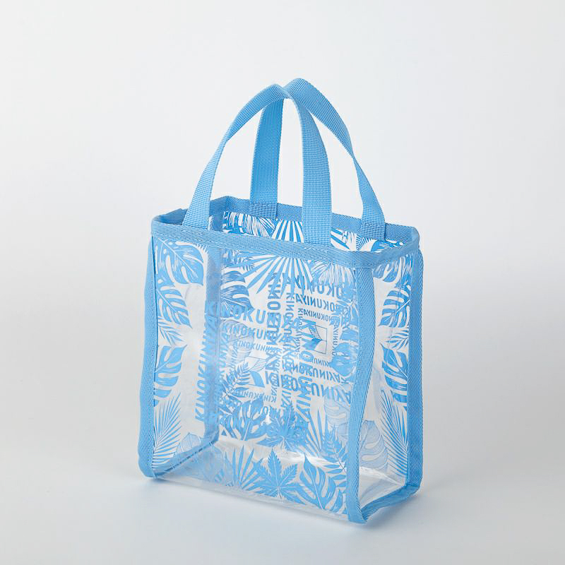 紀ノ国屋、涼しげなモンステラ柄の「ミニクリアトート」発売 - グルメ