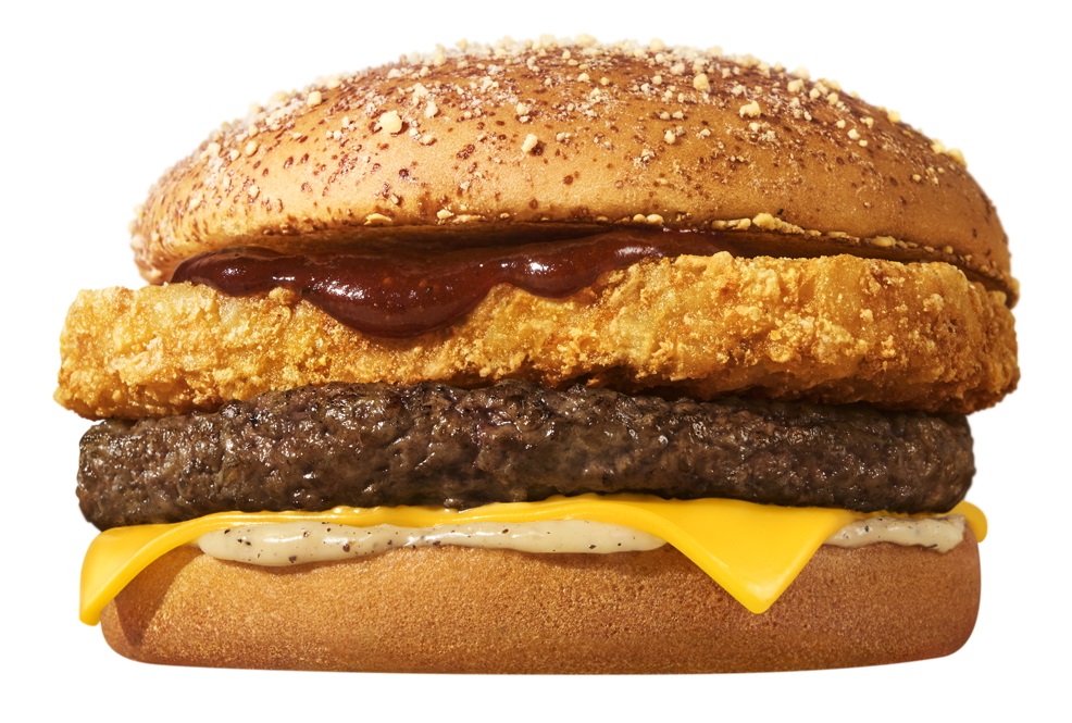 「ザク切りポテト＆肉厚ビーフ やみつきチーズペッパー」（単品 540円～、バリューセット 840円～）