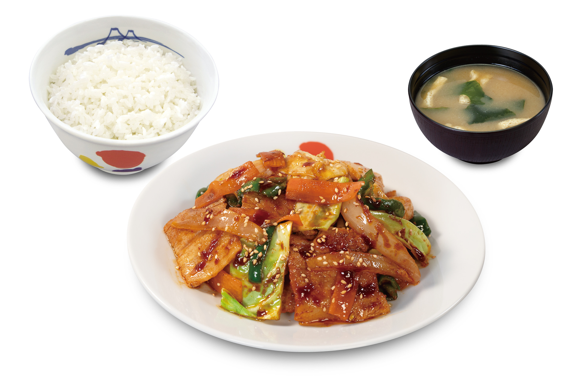 松屋「回鍋肉定食」（860円）