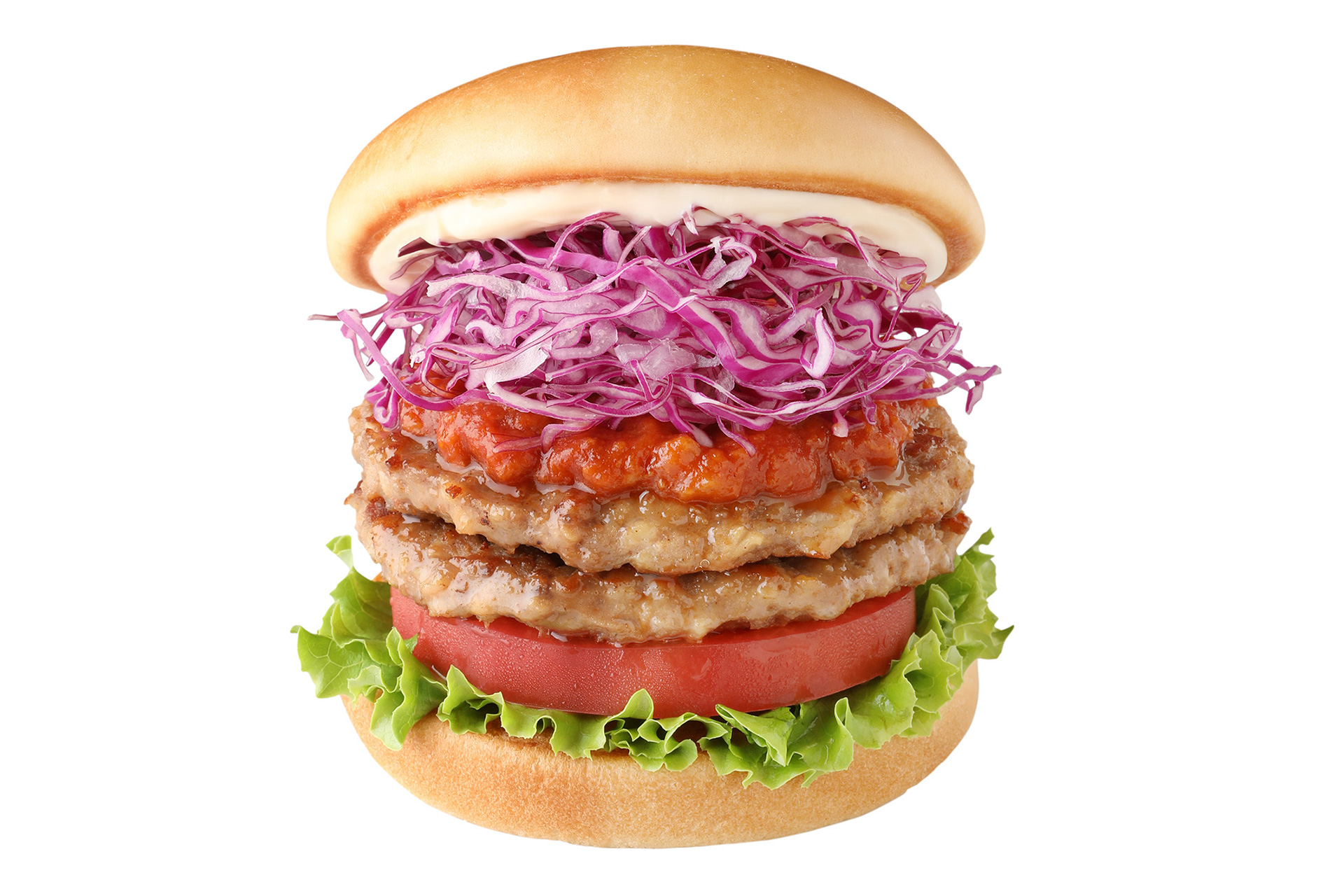 ダブルベジバーガー（650円）