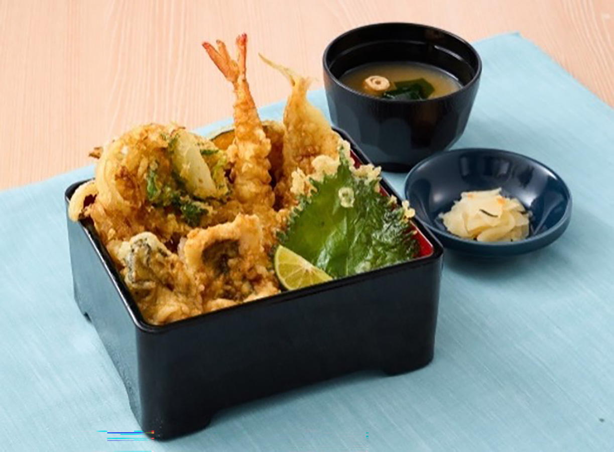 瀬戸内の恵み天重（1539円）