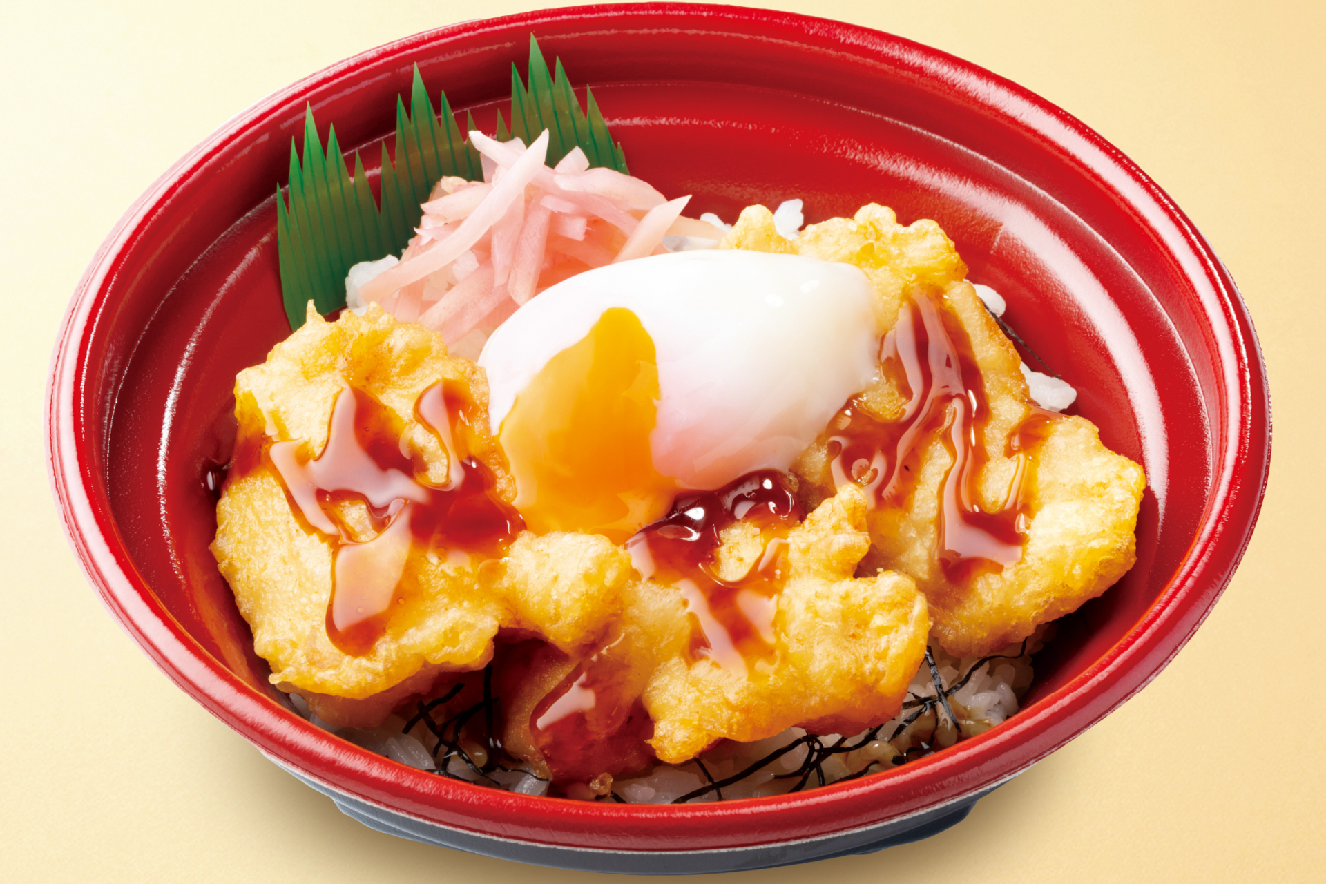 親子鶏天丼～甘辛だれ～