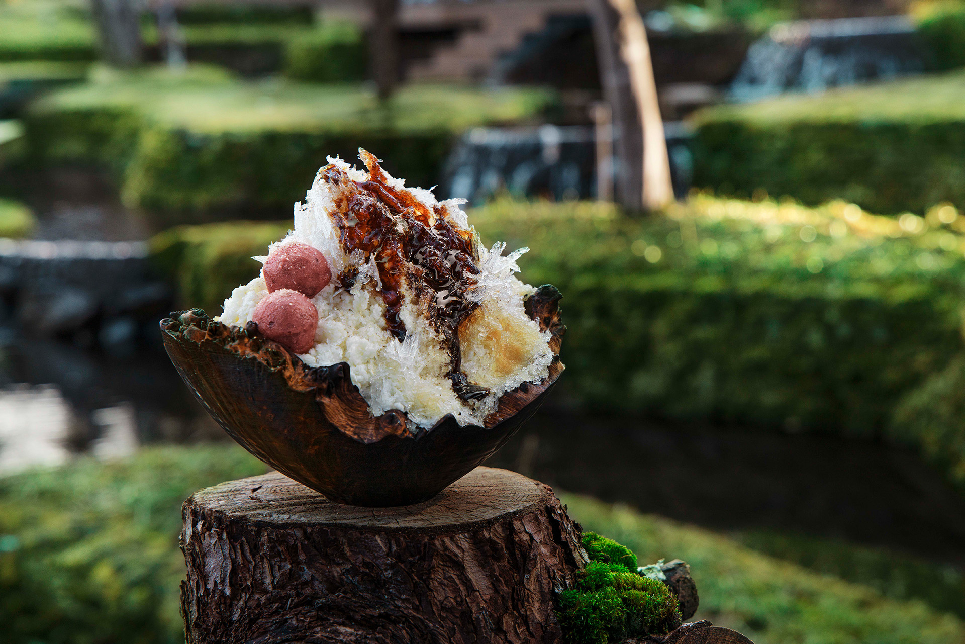 星のや軽井沢「軽井沢香木かき氷」