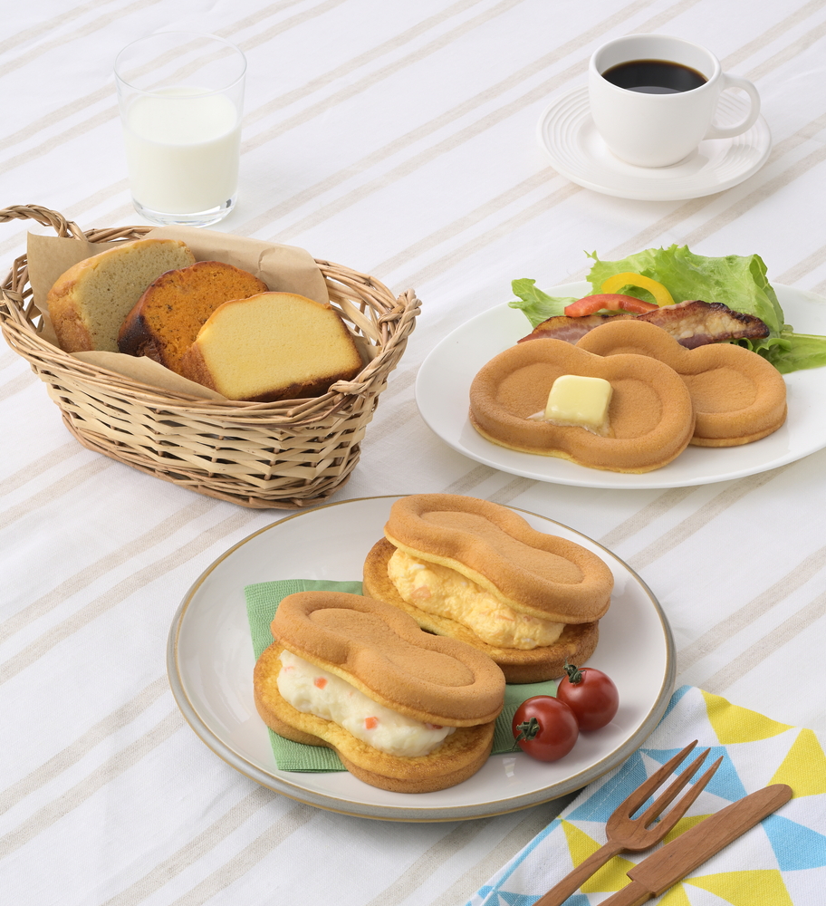 銀座コージーコーナー「スフレワッフルDeli」「皮だけスフレワッフル」「朝食パウンド」