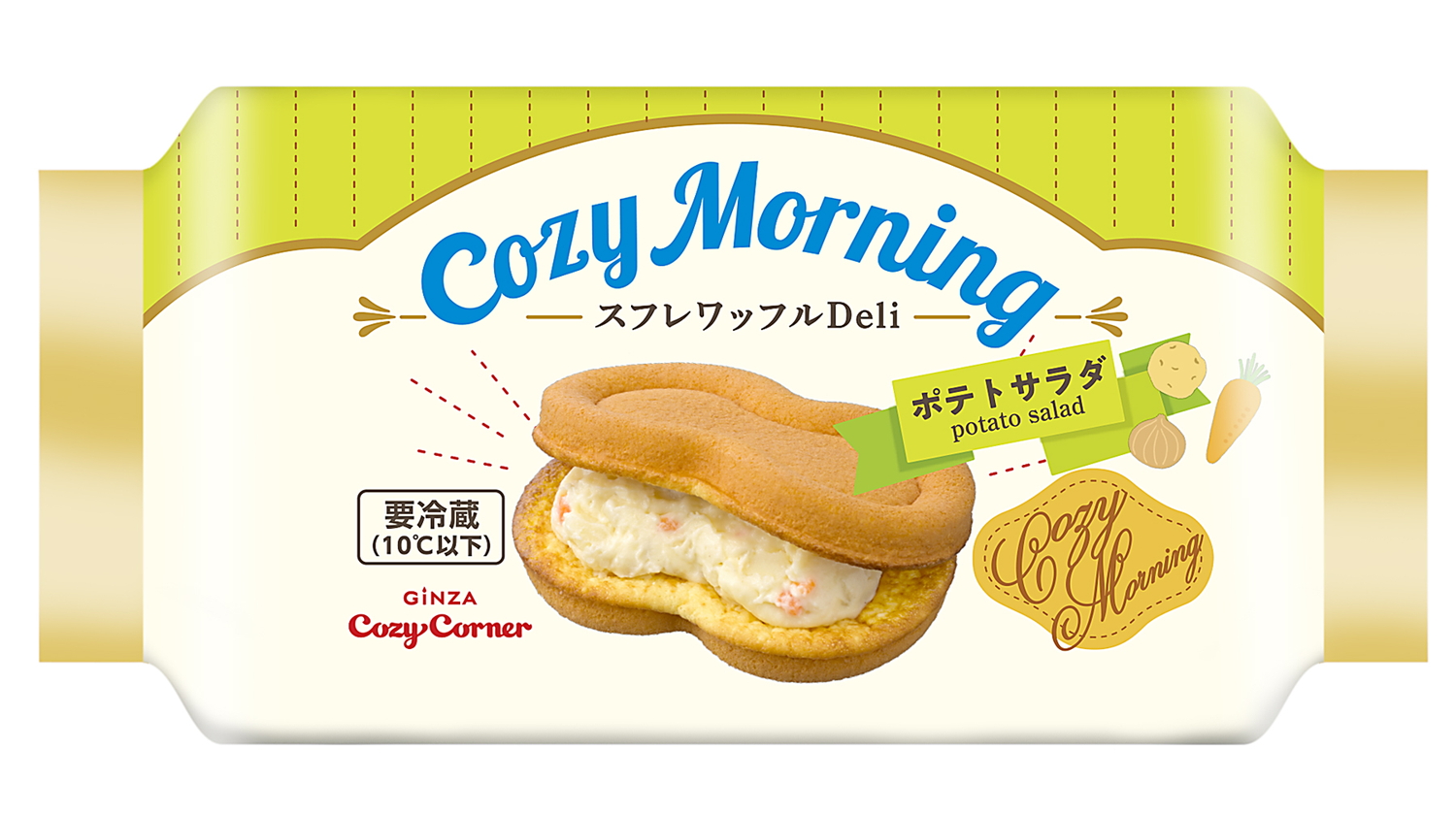 「スフレワッフルDeli（ポテトサラダ）」（313円）