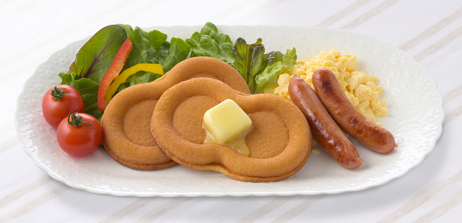 「皮だけスフレワッフル」（302円）