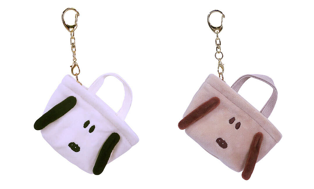 「ミニトートチャーム（約10.5×6×4cm）」（各2090円）