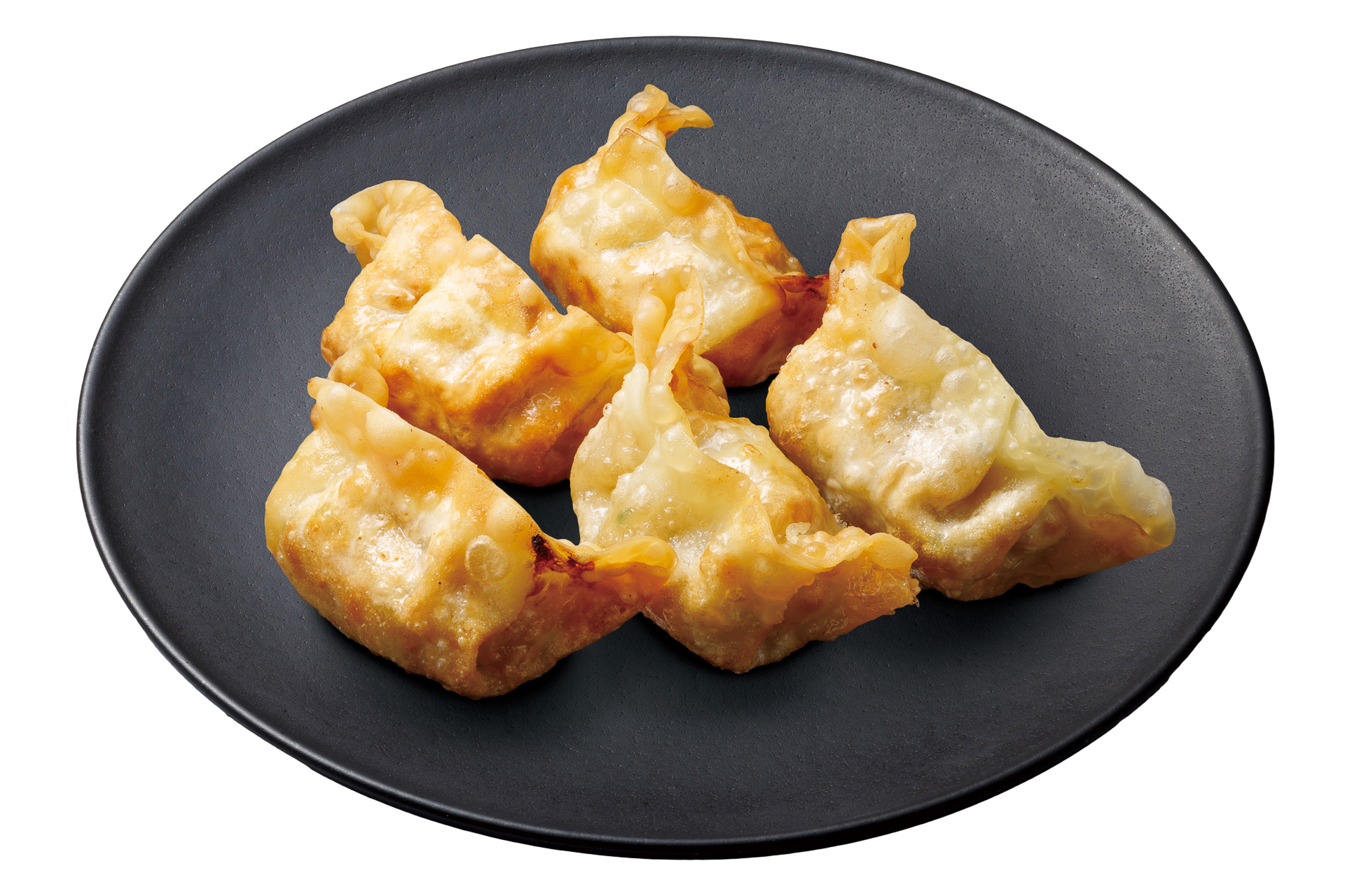 「九州産黒豚の揚げ餃子」（242円）