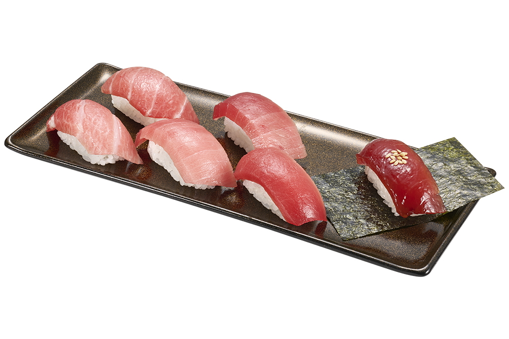 天然本鮪と天然インド鮪食べ比べ