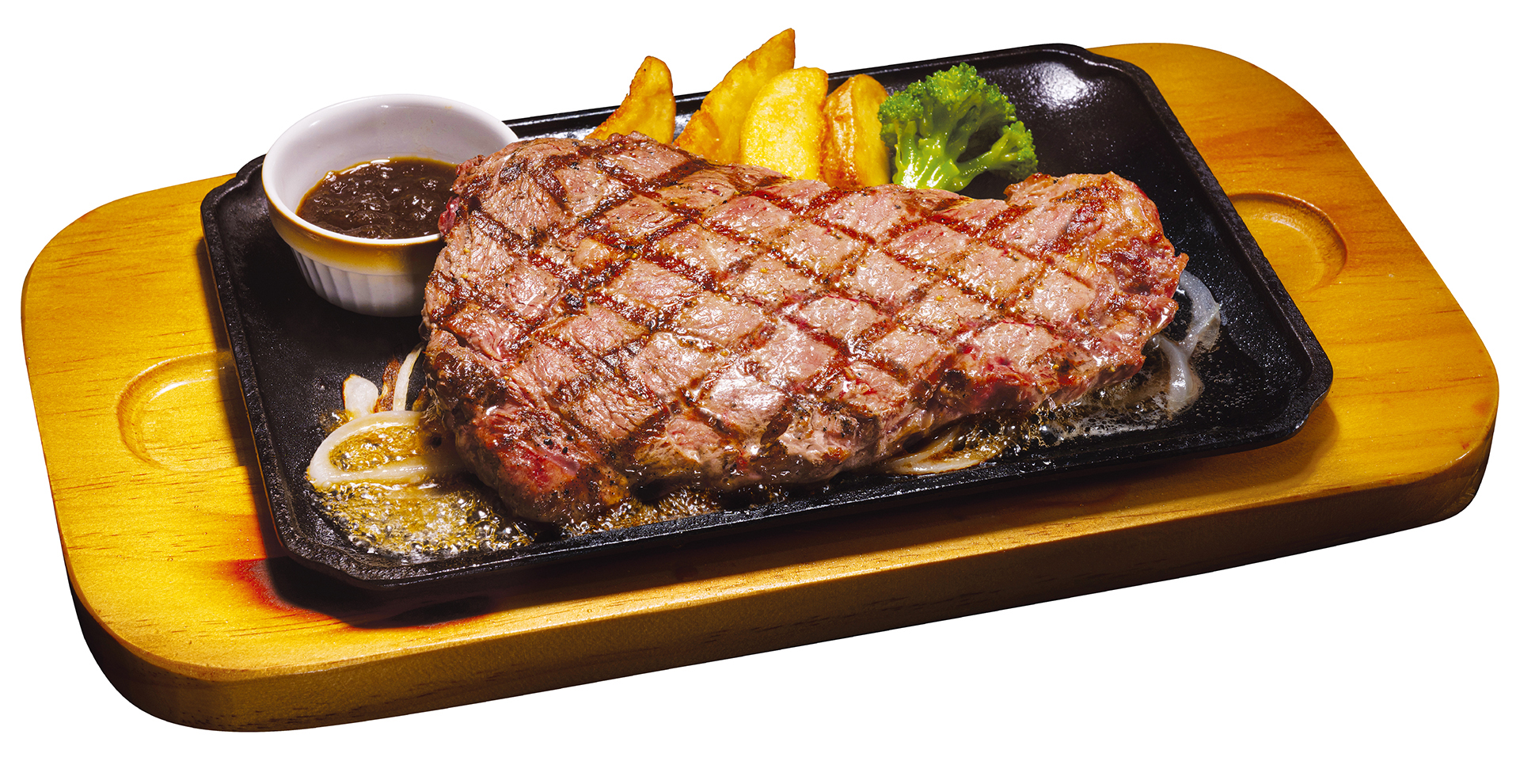 「リブロースステーキ」（150g 1969円、300g 3619円）