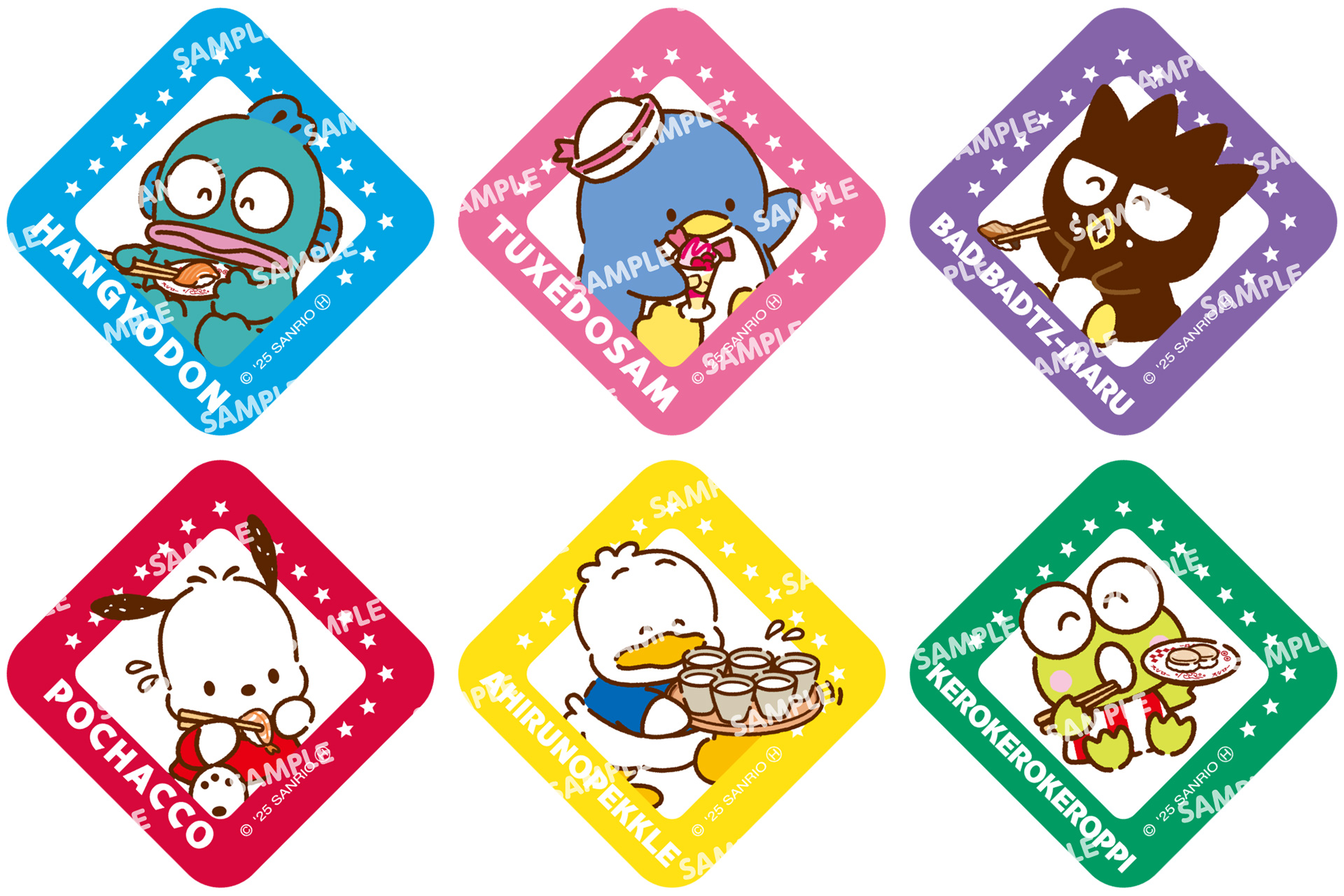 コラボ限定ステッカー（前半）