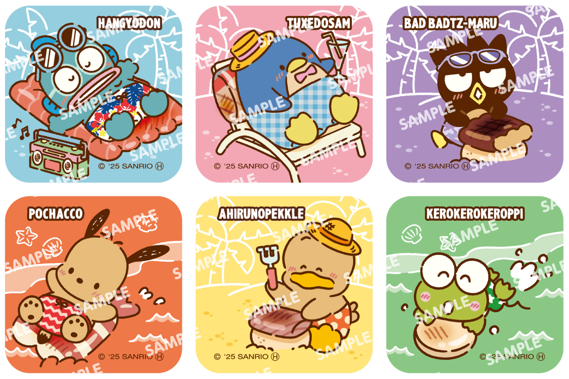 コラボ限定ステッカー（後半）