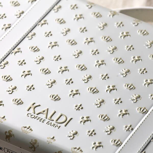 「トランク缶 サマー」（ゴールド）