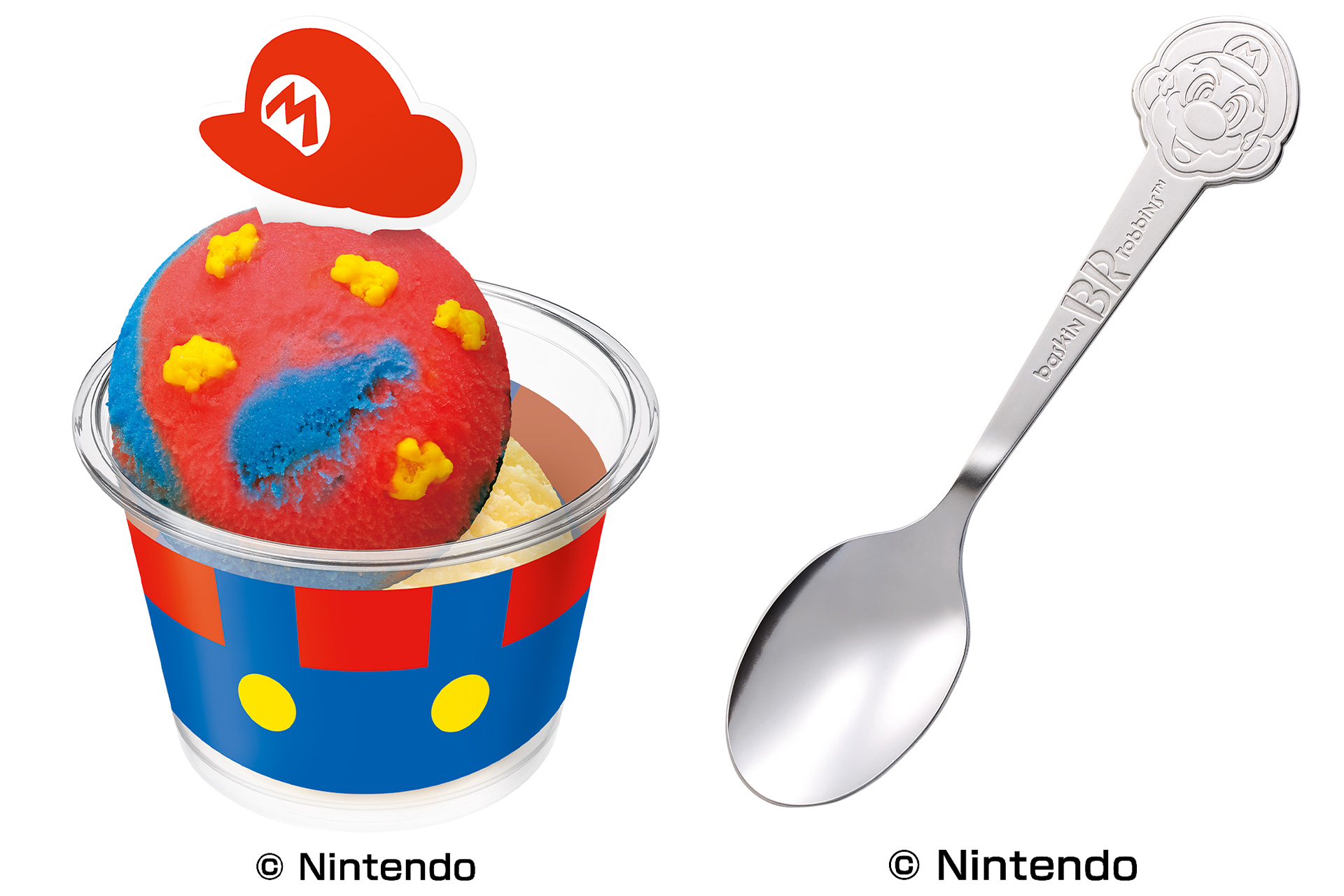 サーティワン×スーパーマリオ「マリオスプーン付きスペシャルダブルカップ」