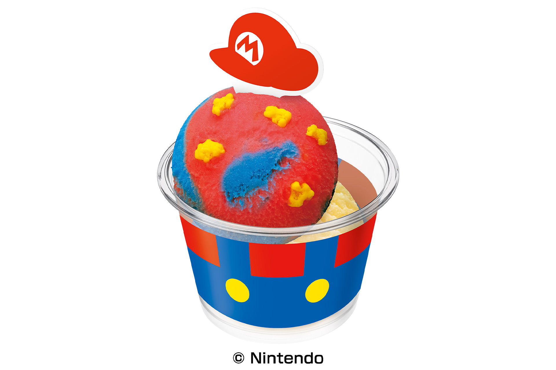 マリオのオーバーオールをモチーフにしたダブルカップ