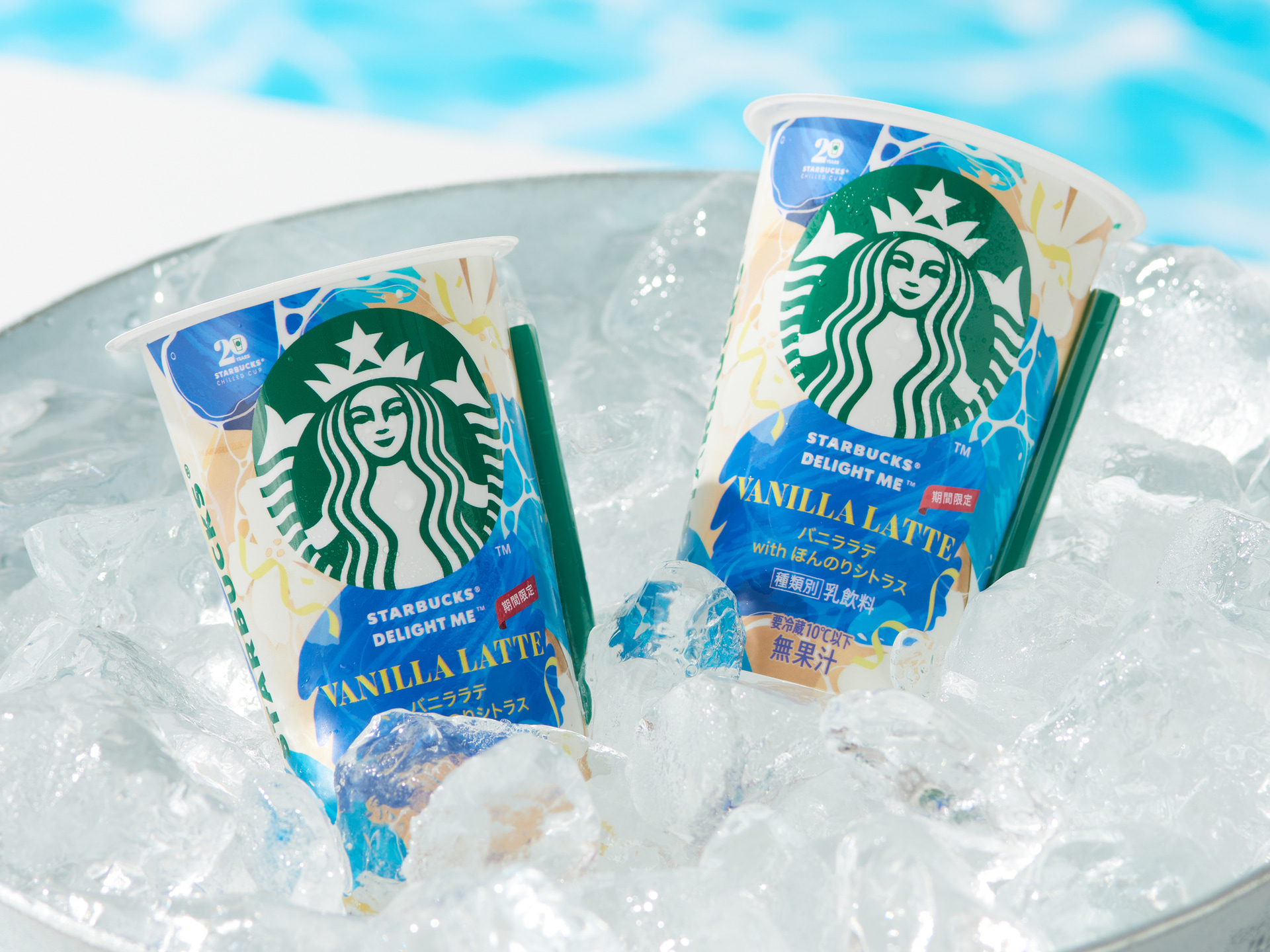 柑橘系のシャーベットとの組み合わせれば、夏らしいクールなリフレッシュ感を味わえる