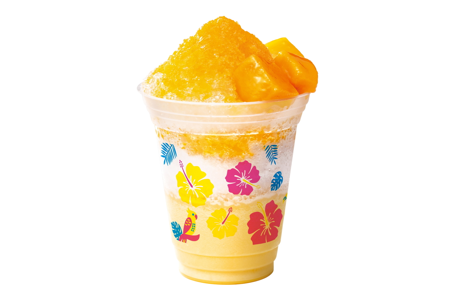 ロッテリア「ごろっとマンゴーかき氷シェーキ」（390円）