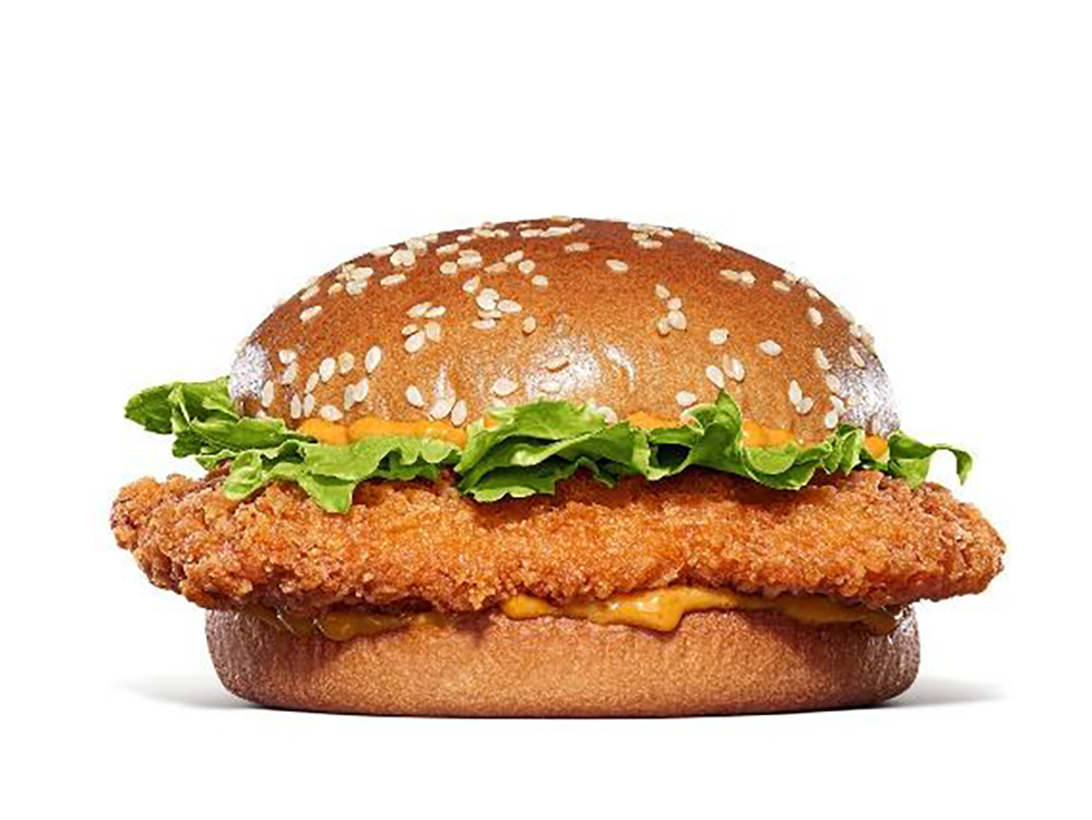 スパイシーマヨ スモーキーフライドチキンバーガー