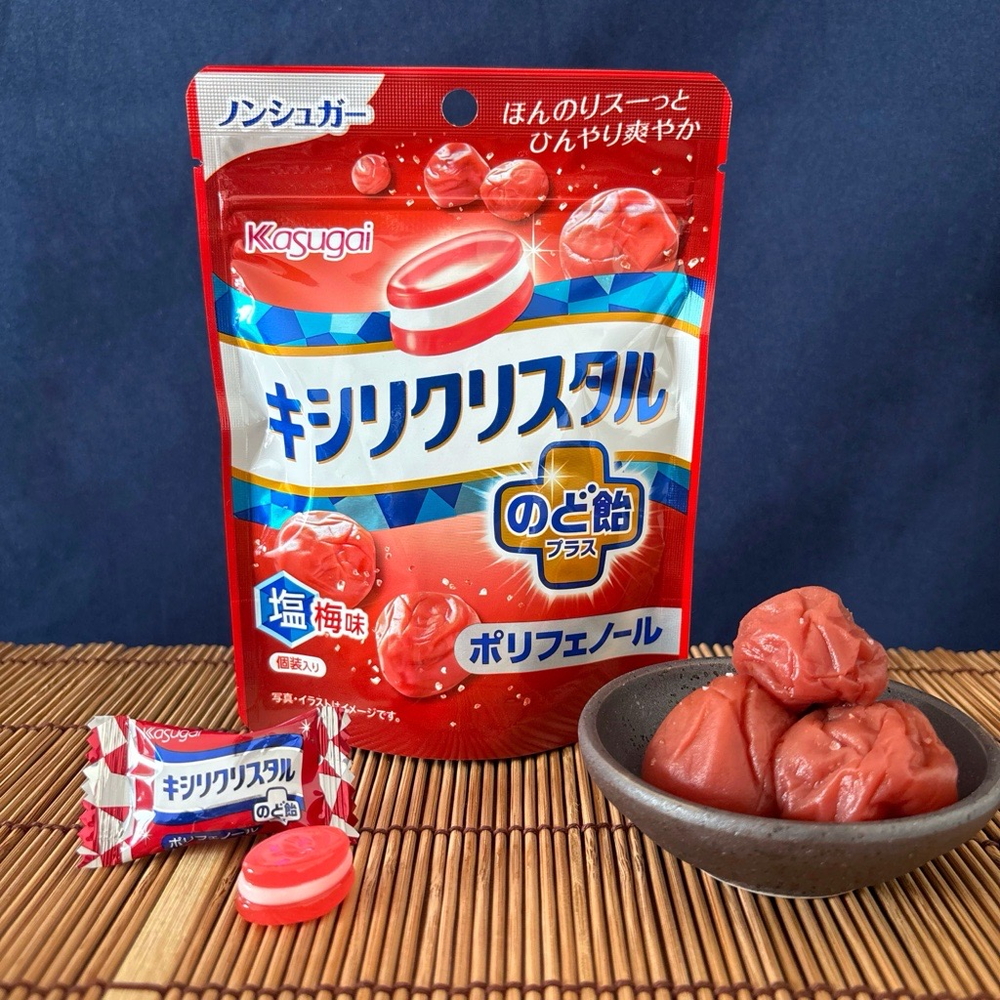 春日井製菓「キシリクリスタルのど飴プラス ポリフェノール 塩梅味」