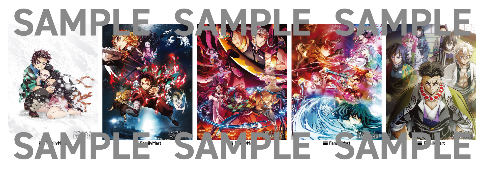 歴代キービジュアルステッカー