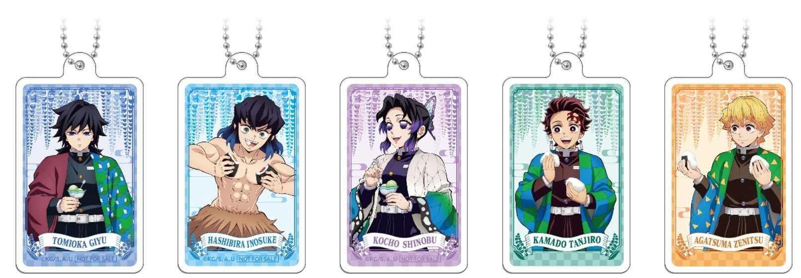 ufotable描き下ろしのオリジナルアクリルチャーム