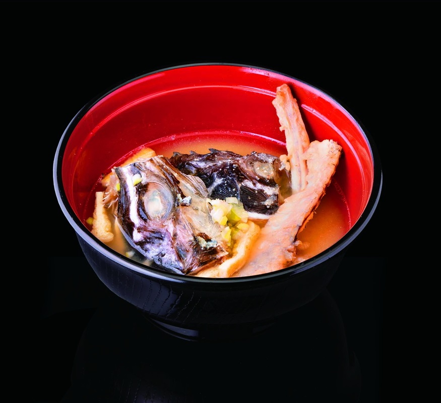 【北海道産】八角あら汁（420円）