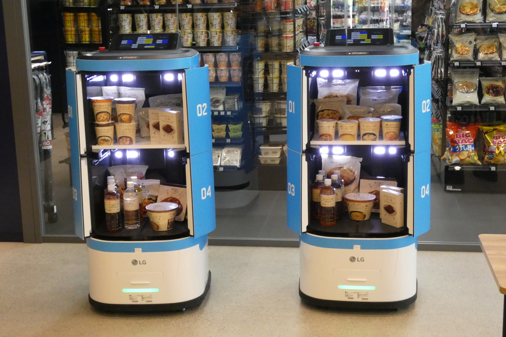 回遊販売用のロボット