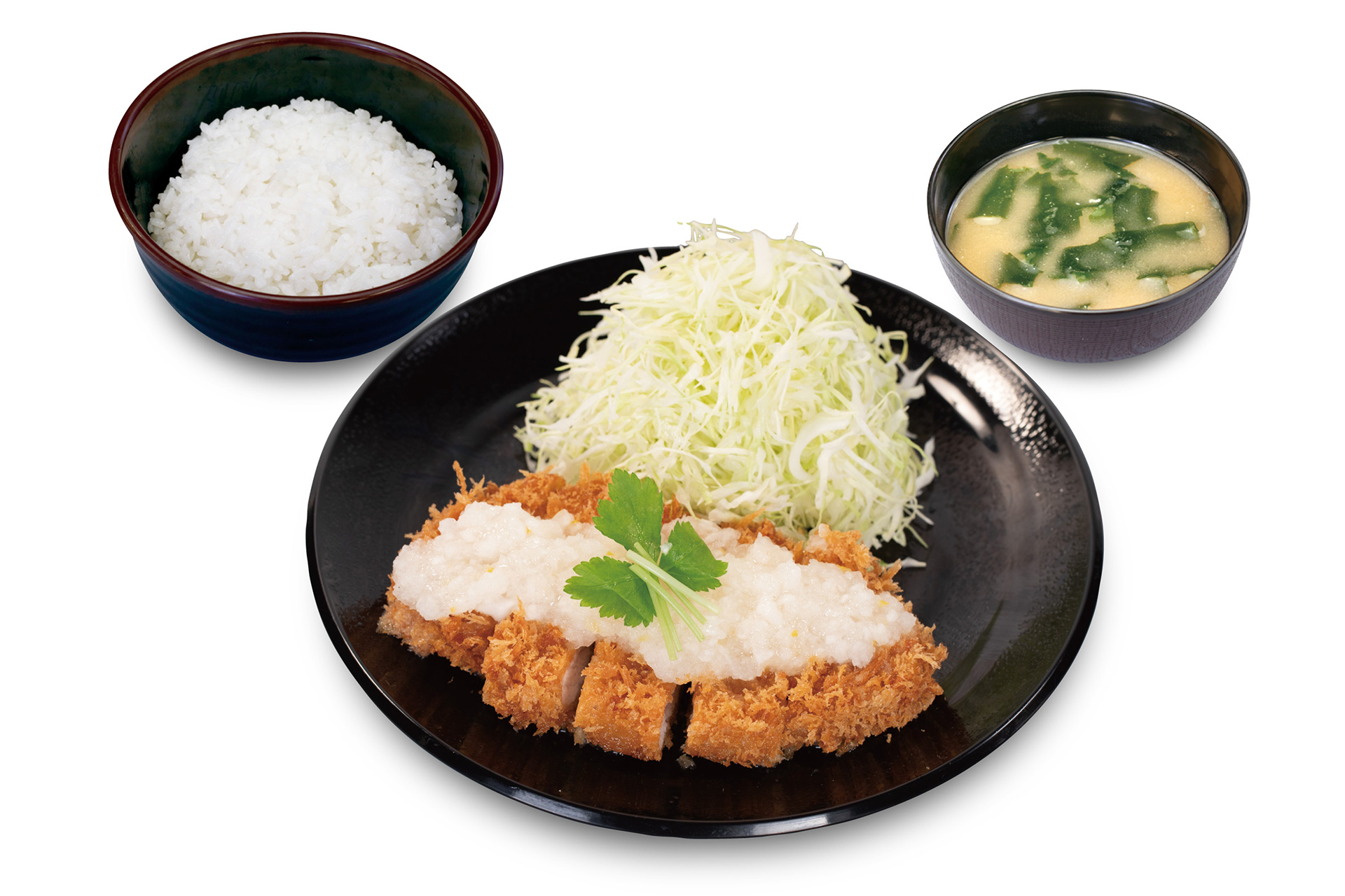 「旨塩ゆずおろしのロースかつ定食」（890円）