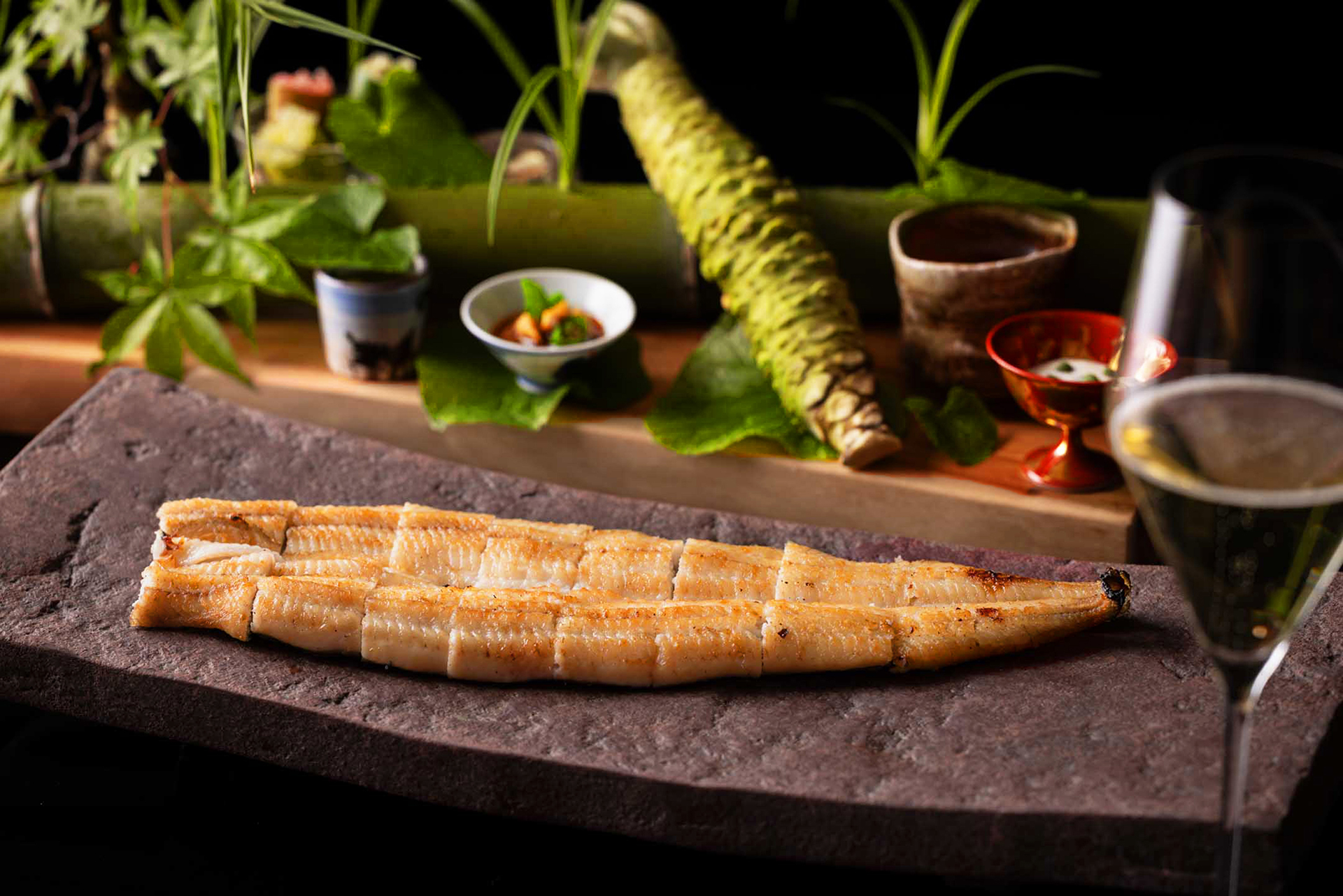 白焼きとシャンパーニュの組み合わせ