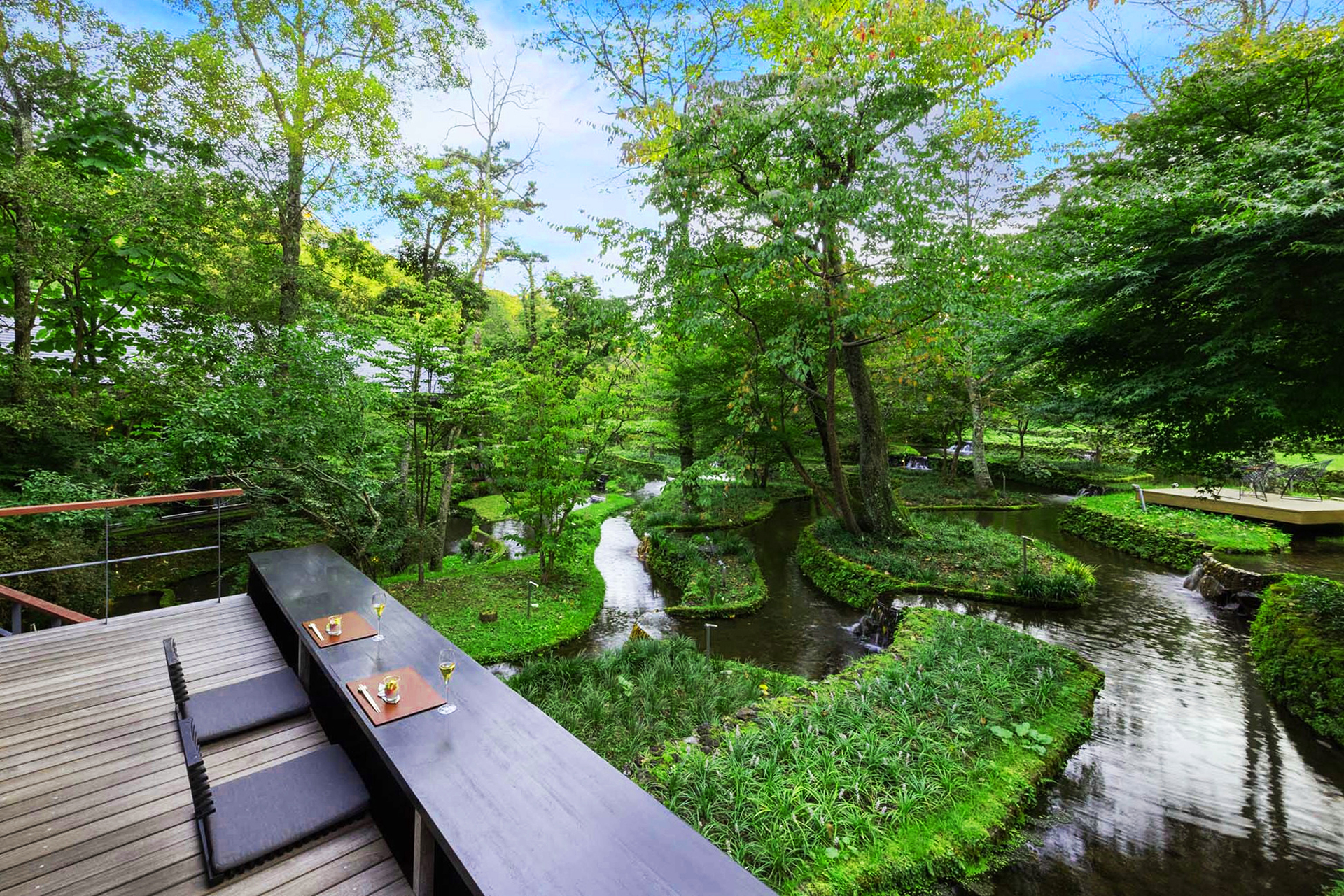 夏の「棚田ラウンジ」