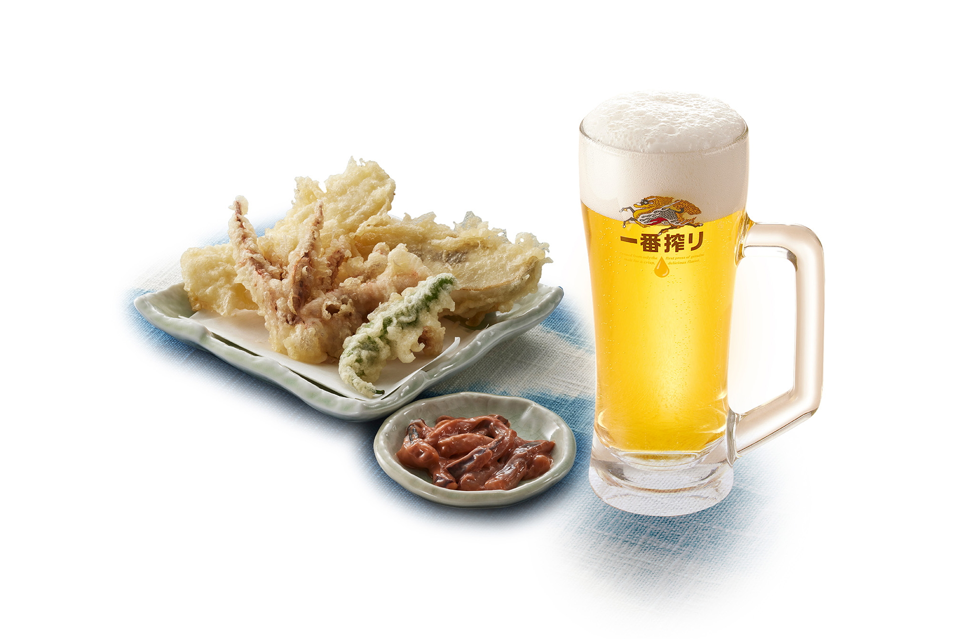 「夏の生ビールセット」（1200円）