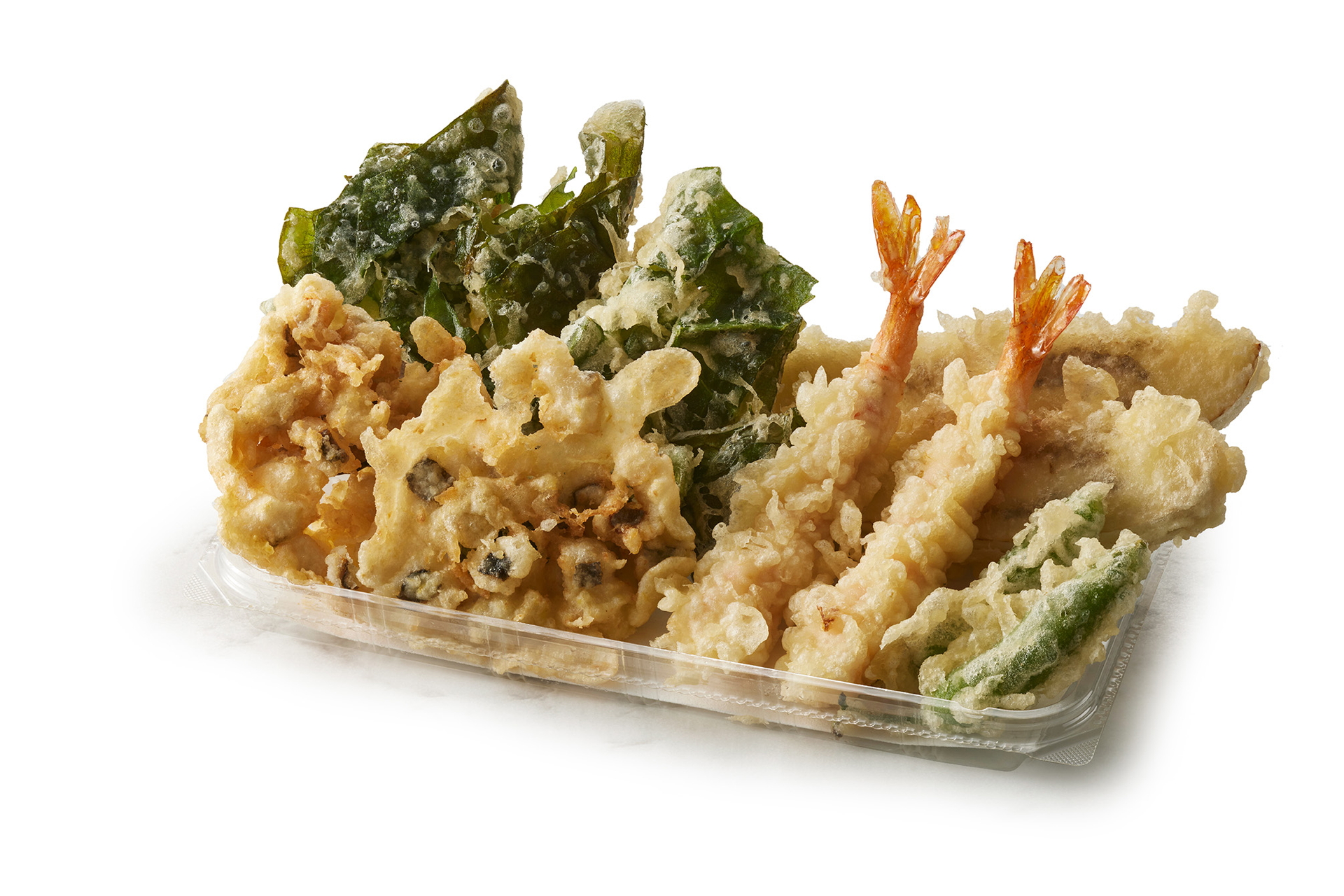 「夏の天ぷら盛合わせ」（1人前：750円、2人前：1480円）