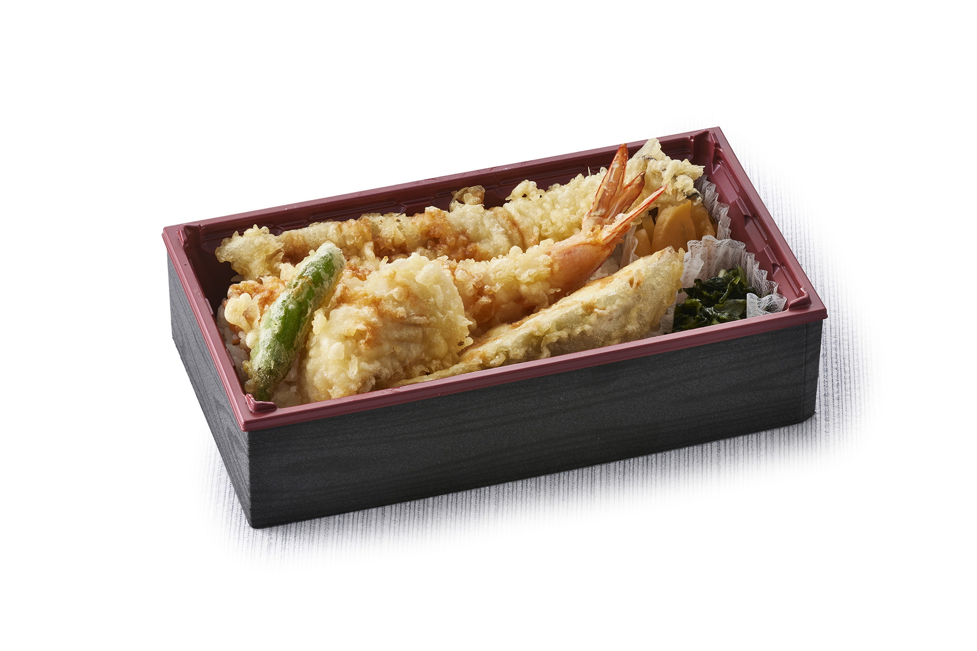 「夏ご馳走天重弁当（お新香付）」（テイクアウト：1580円、デリバリー：2130円）