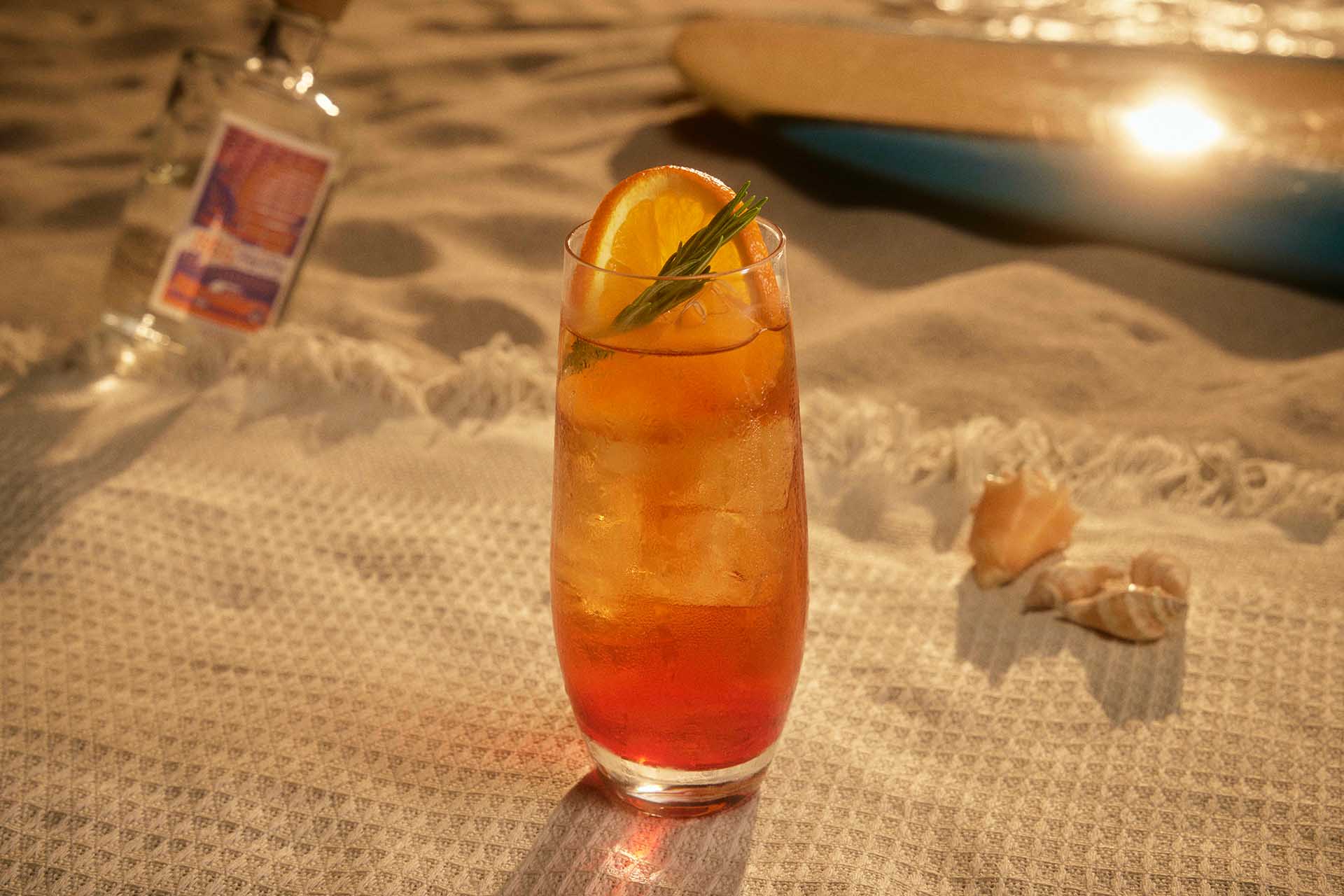 「サンセットラムティー」