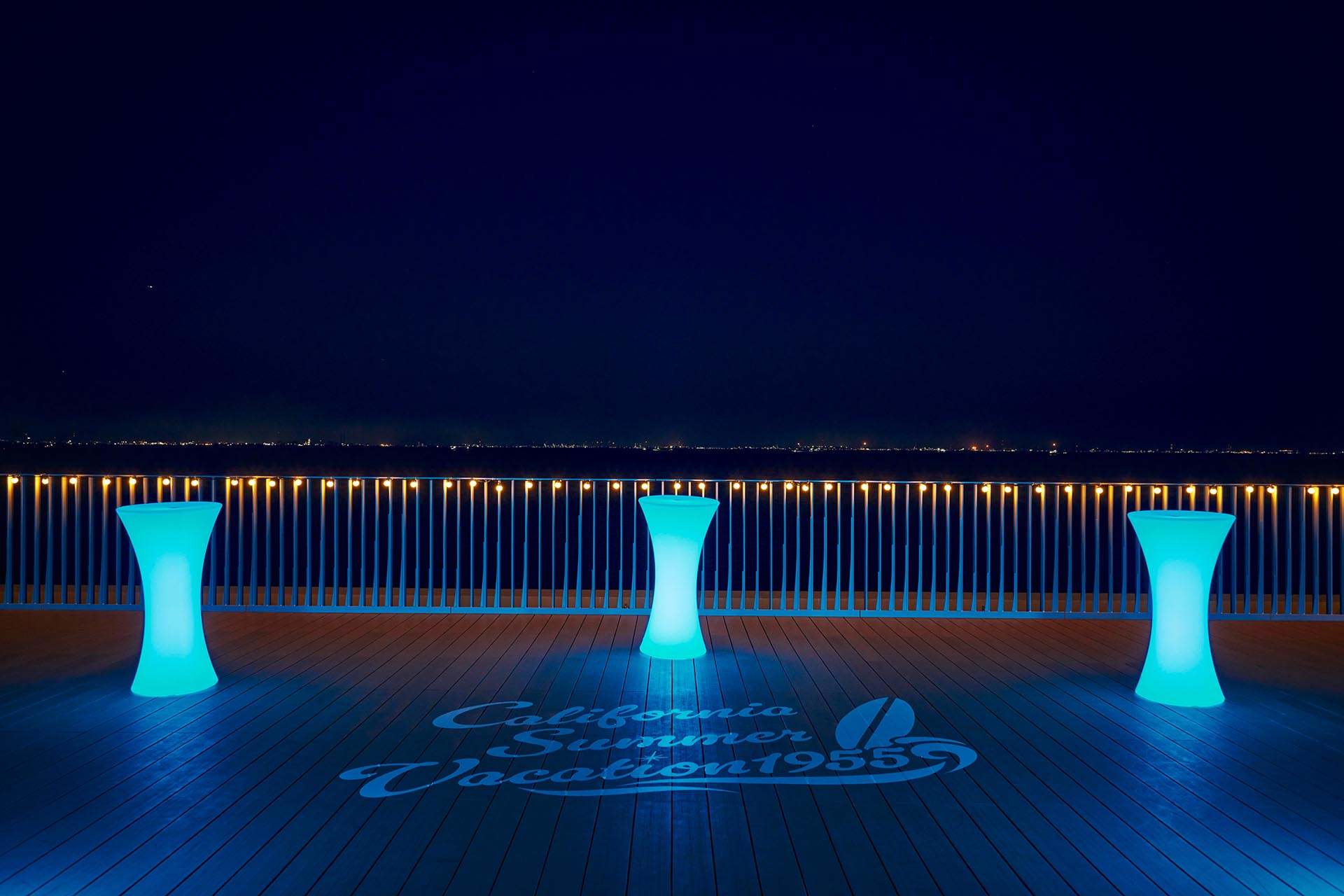 イベント期間中のテラス