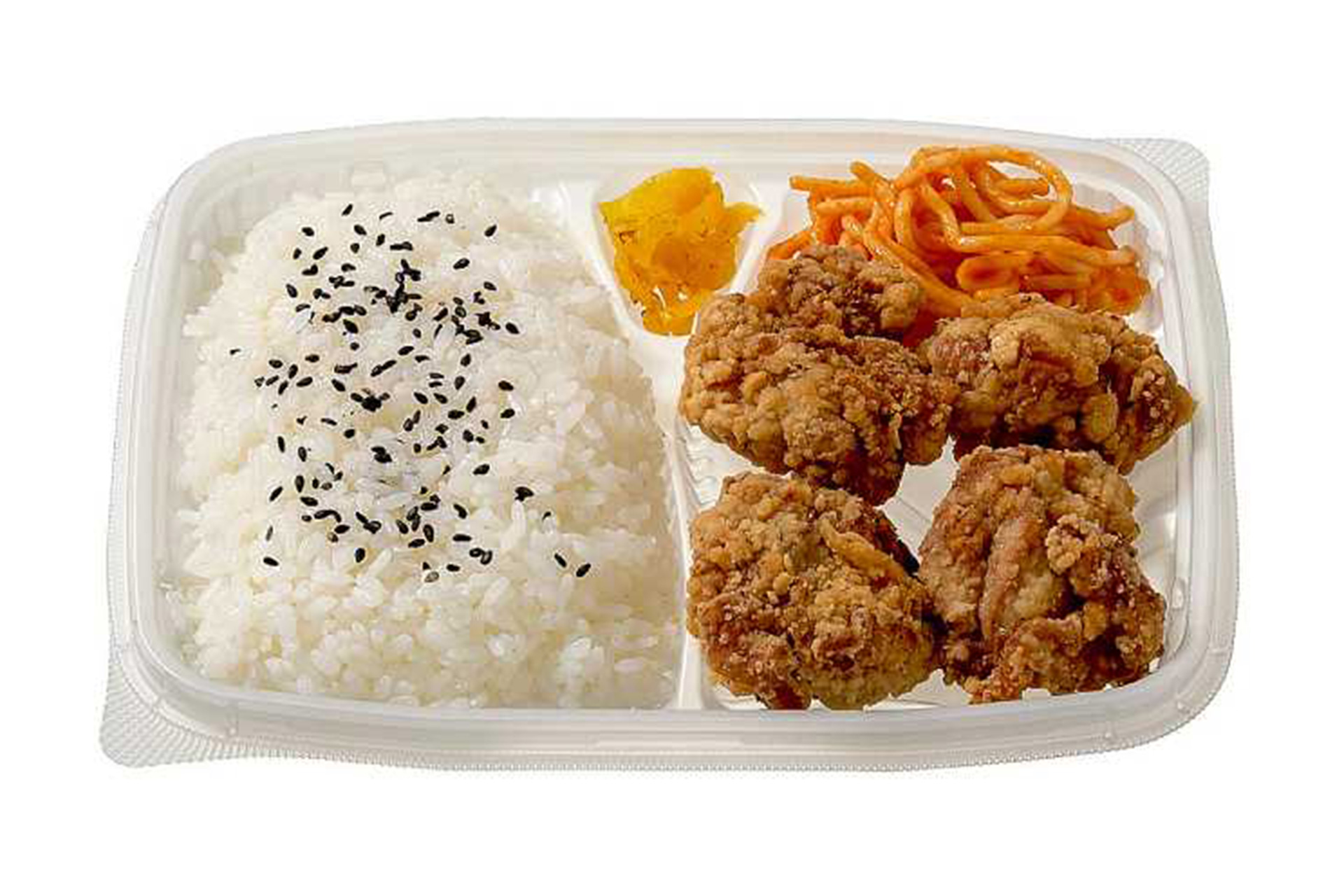 若鶏の醤油唐揚げ弁当（480円）