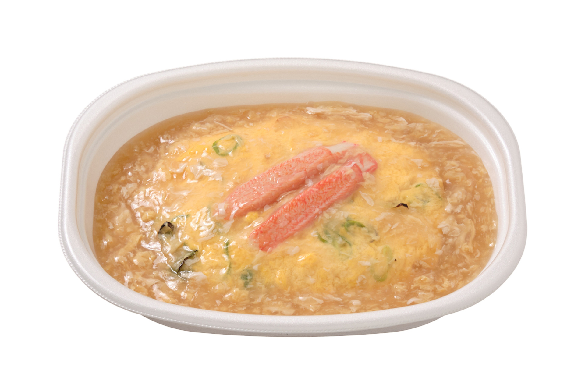 鶏ガラ醤油餡の天津飯（498円）