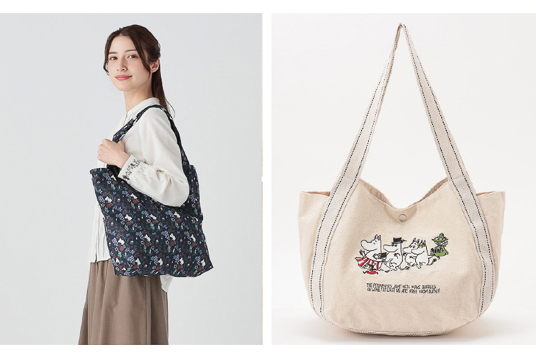 「ムーミン」コラボのバッグ