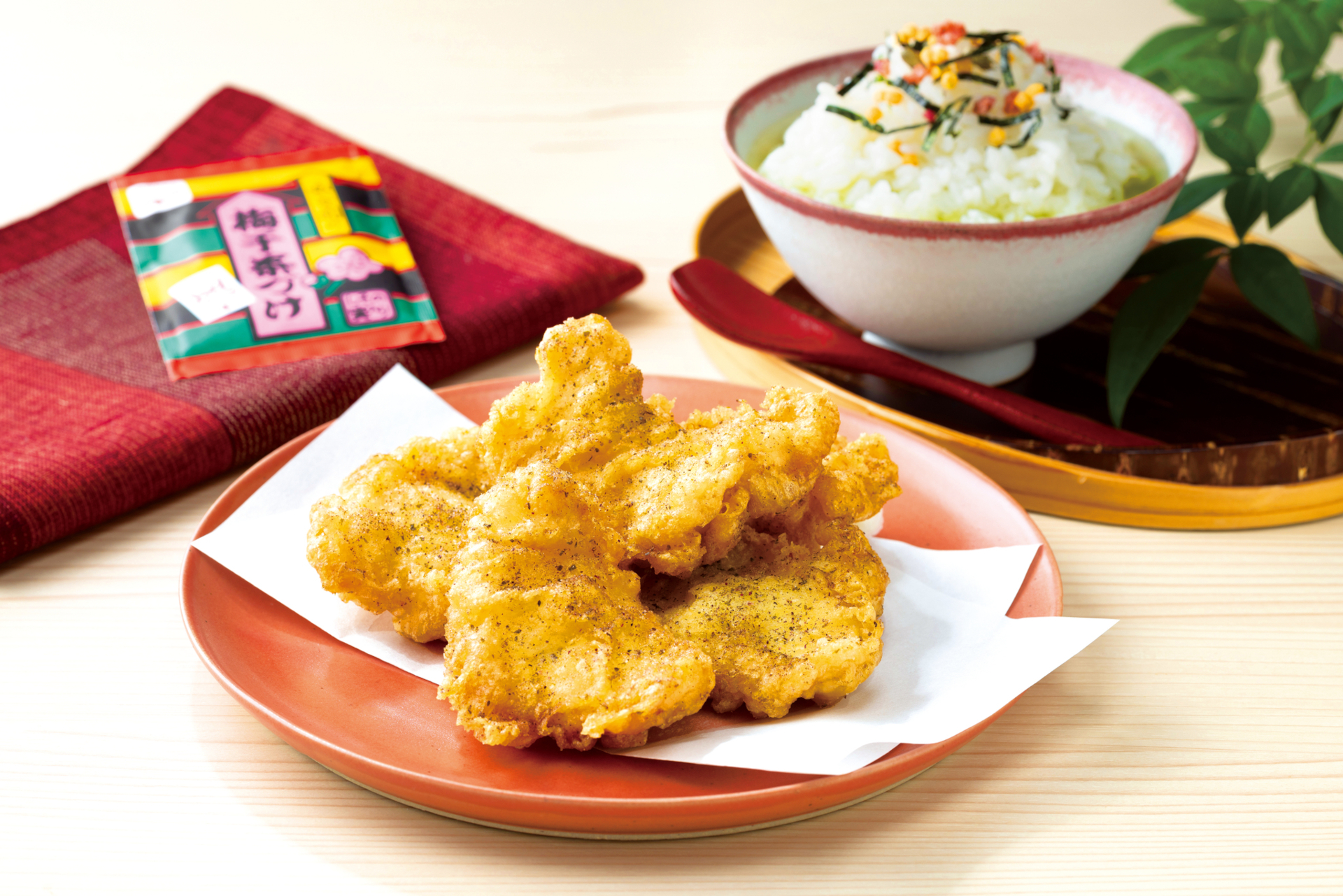 とり天～梅干茶づけ～