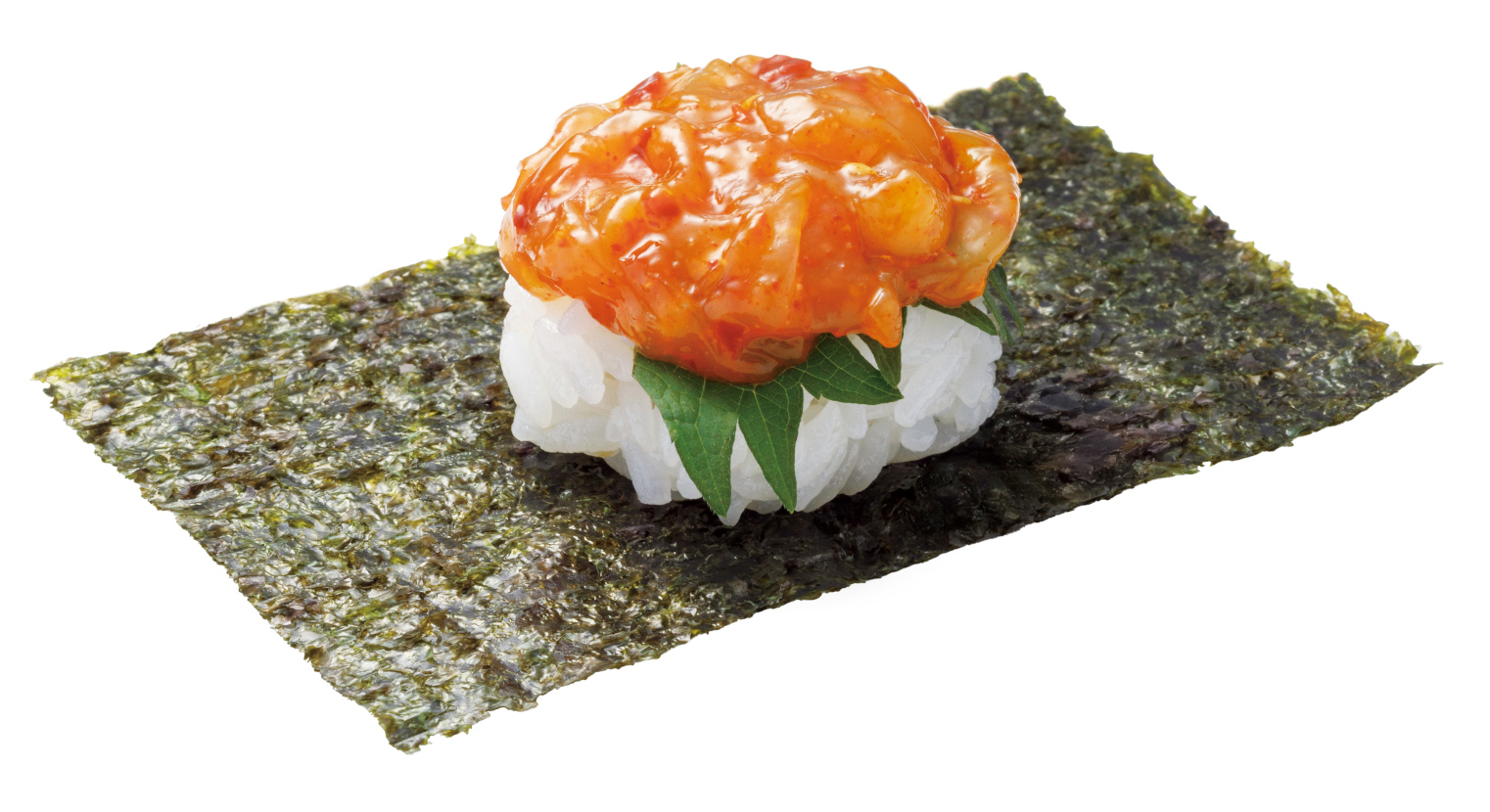 「国産帆立紐のチャンジャつつみ」（110円）