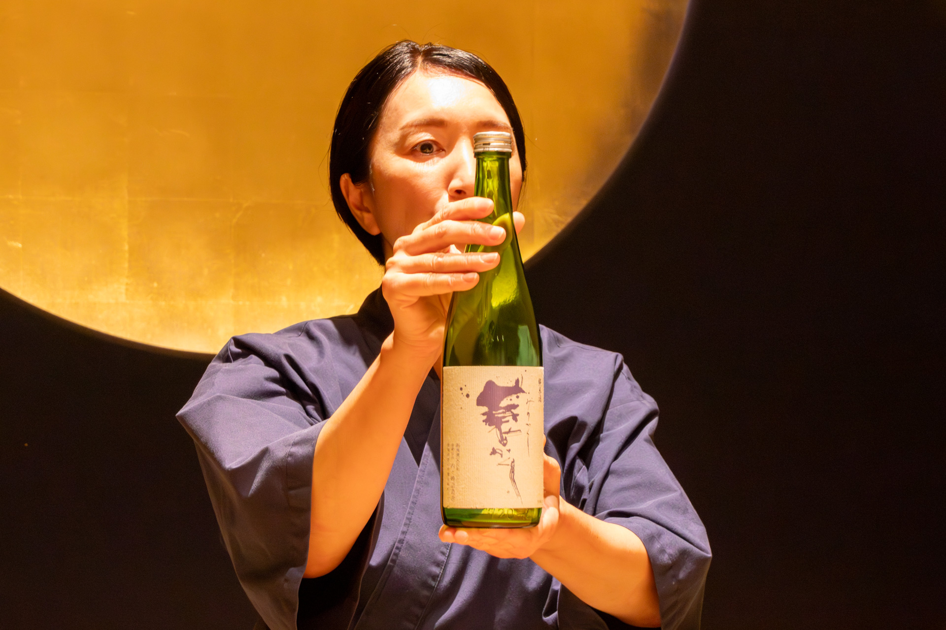 この日用意されていたのは鳳陽の純米酒「蓑かくし」