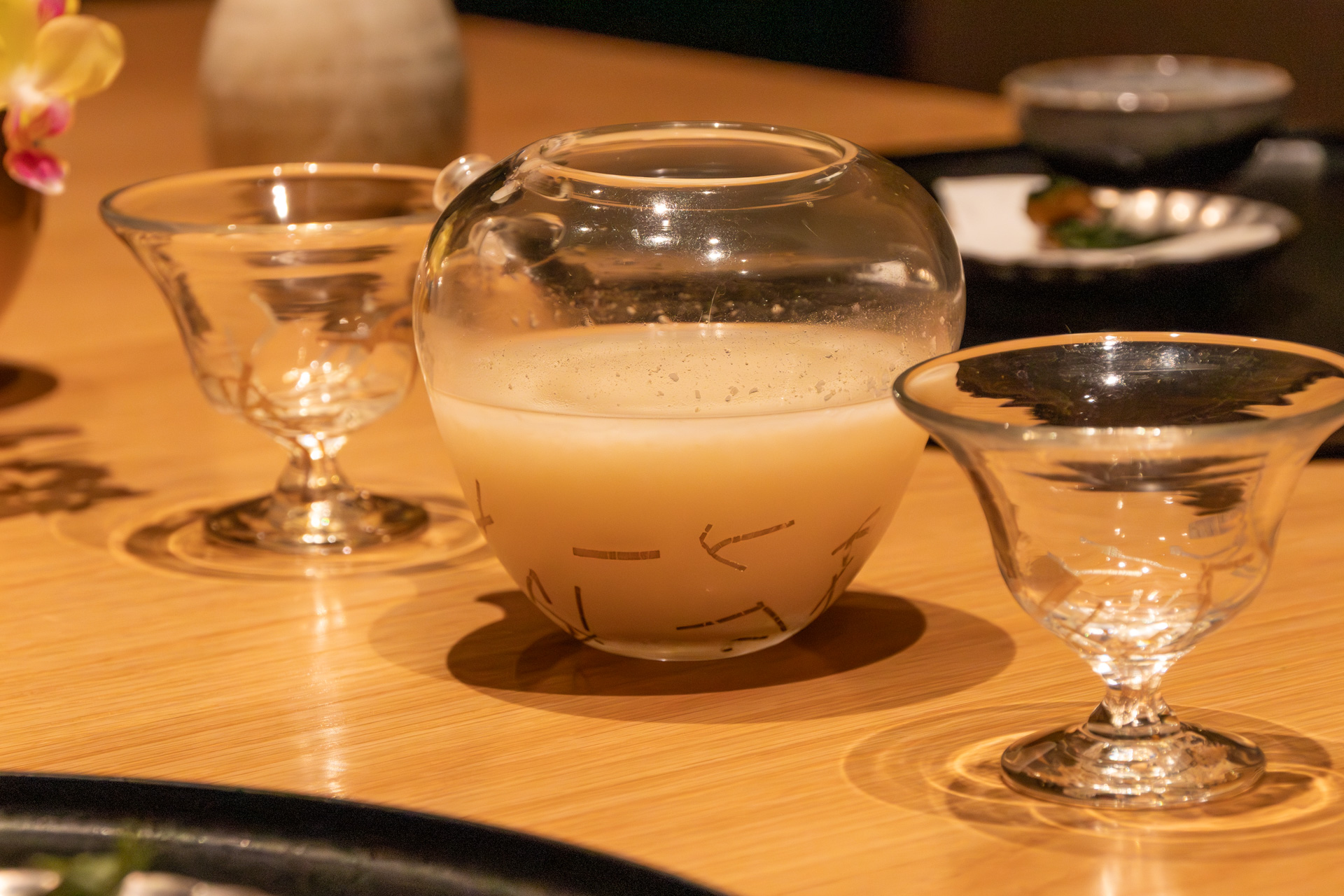 アルコールが苦手な人には甘酒を用意