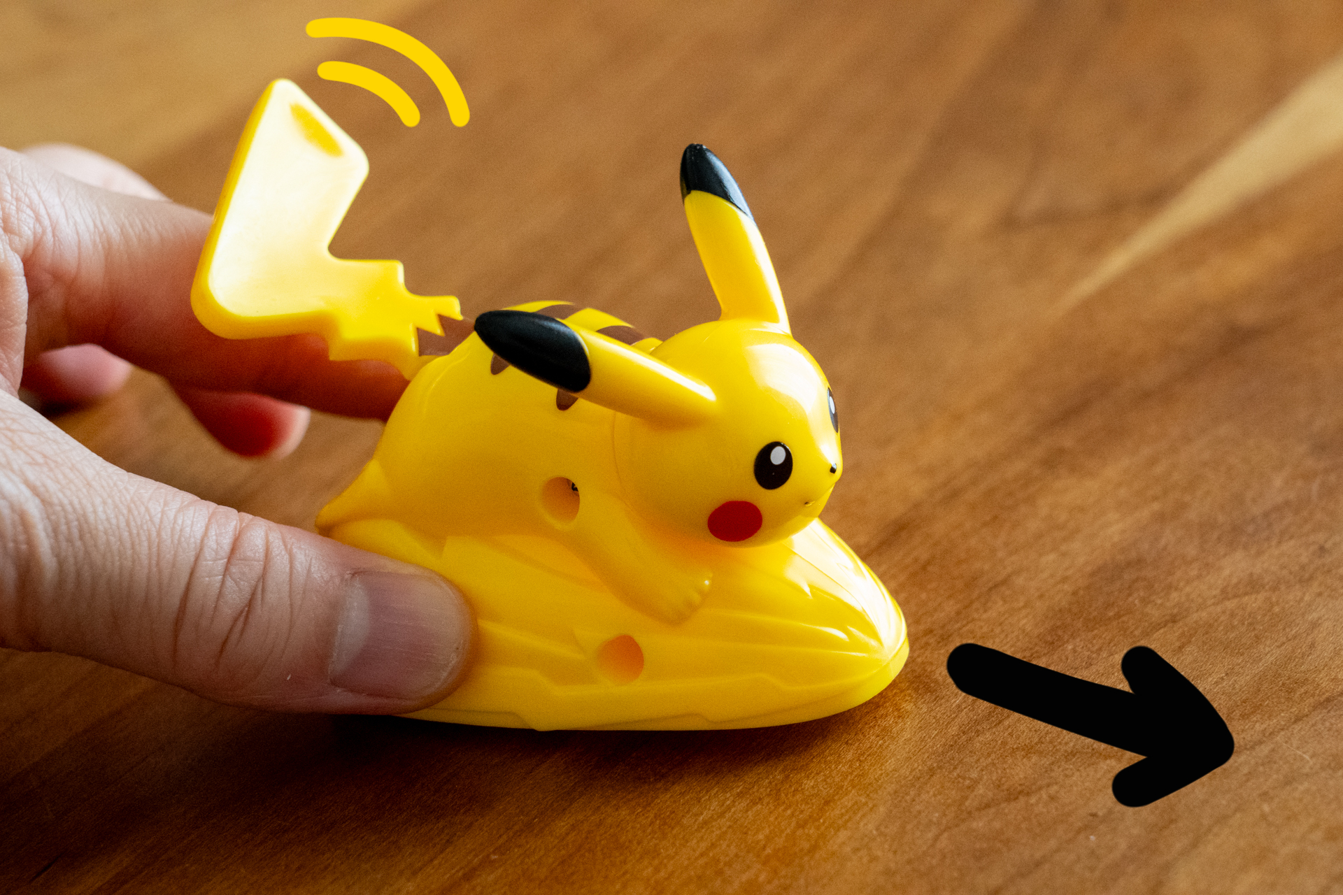 平らな場所で動かしてみよう