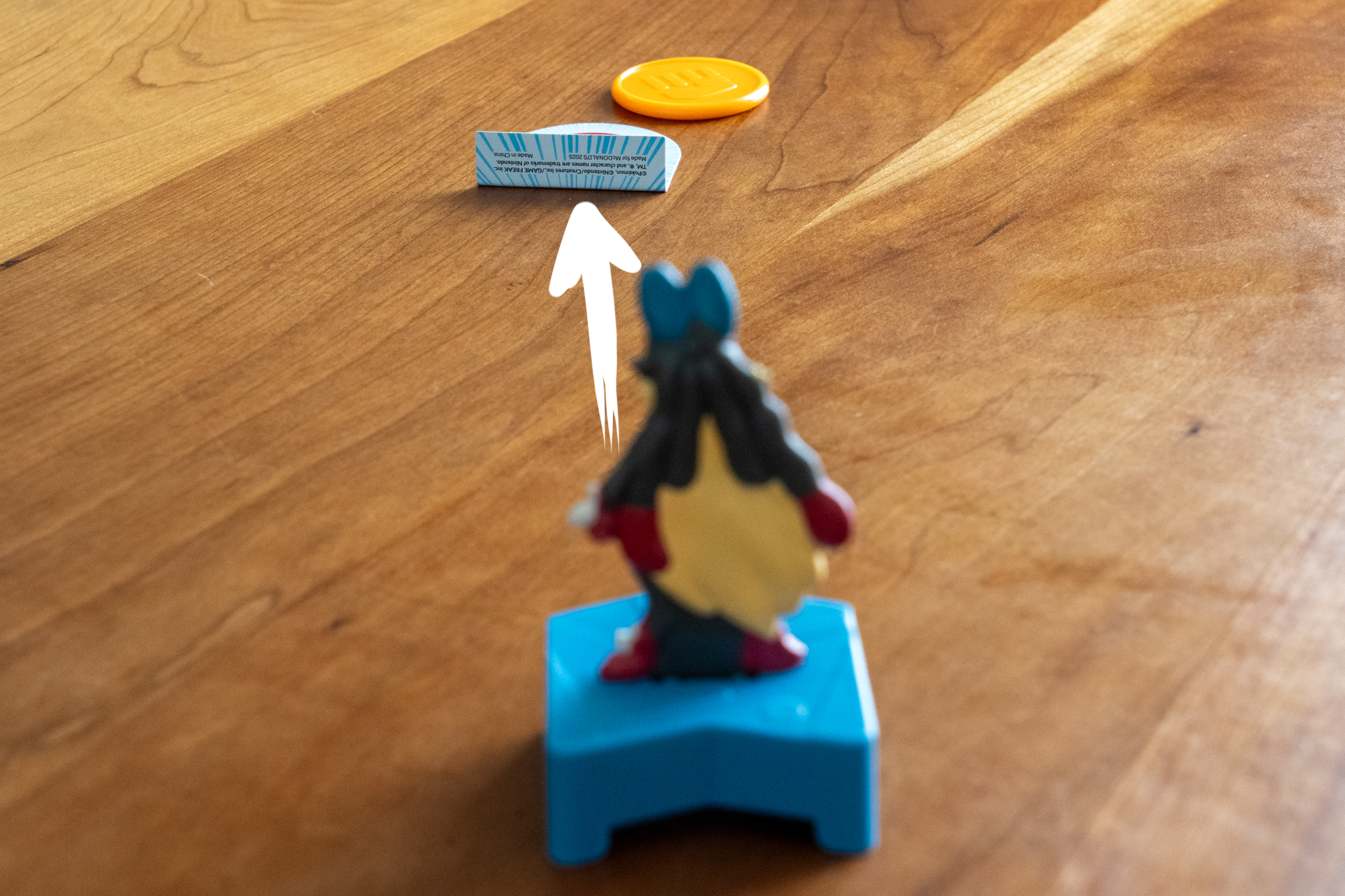 うまくディスクを的に当てられるかな？