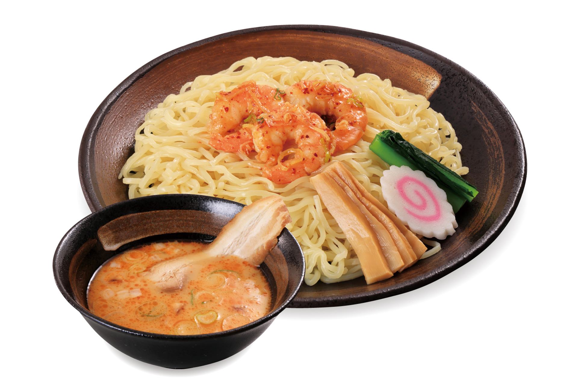 幸楽苑「エビ味噌つけめん」