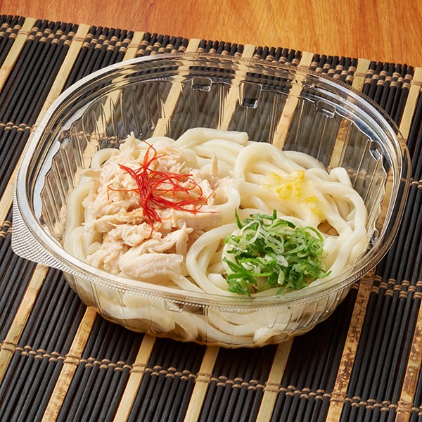 高知県産ゆず 蒸し鶏のぶっかけうどん