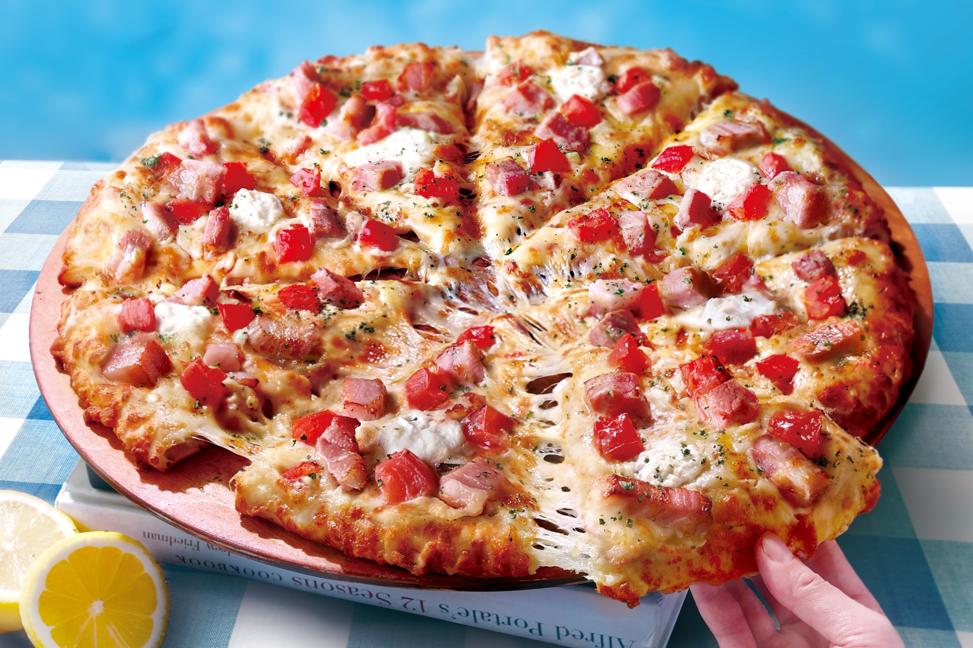 熟成パンチェッタと瀬戸内レモンソース