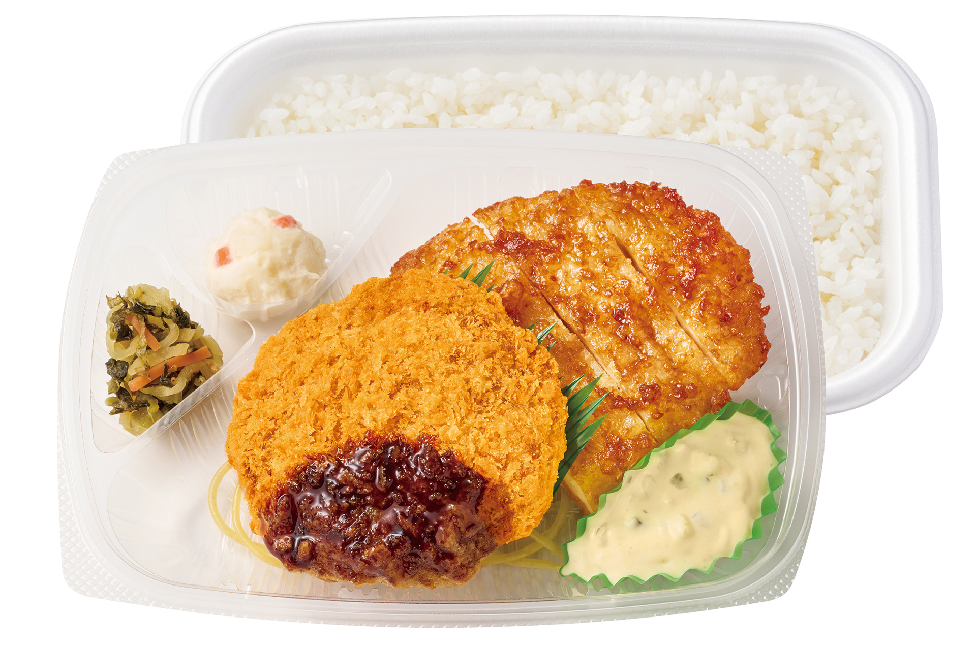 都城メンチ＆ハーフチキン南蛮弁当（790円）